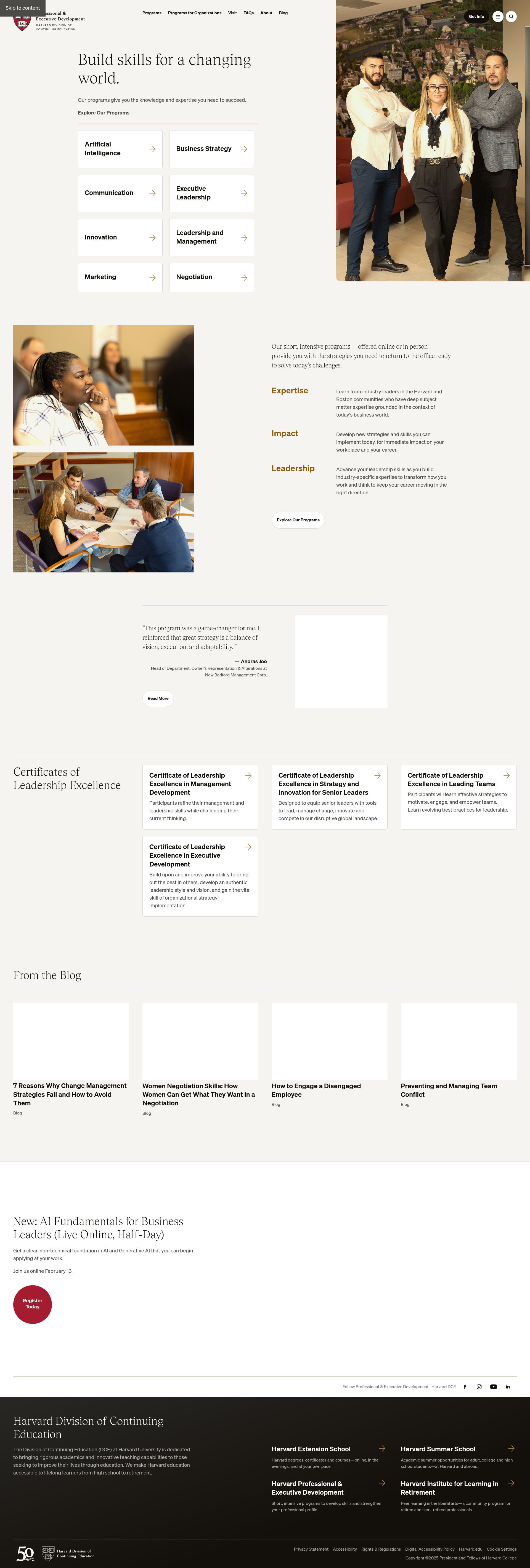 Landing Page