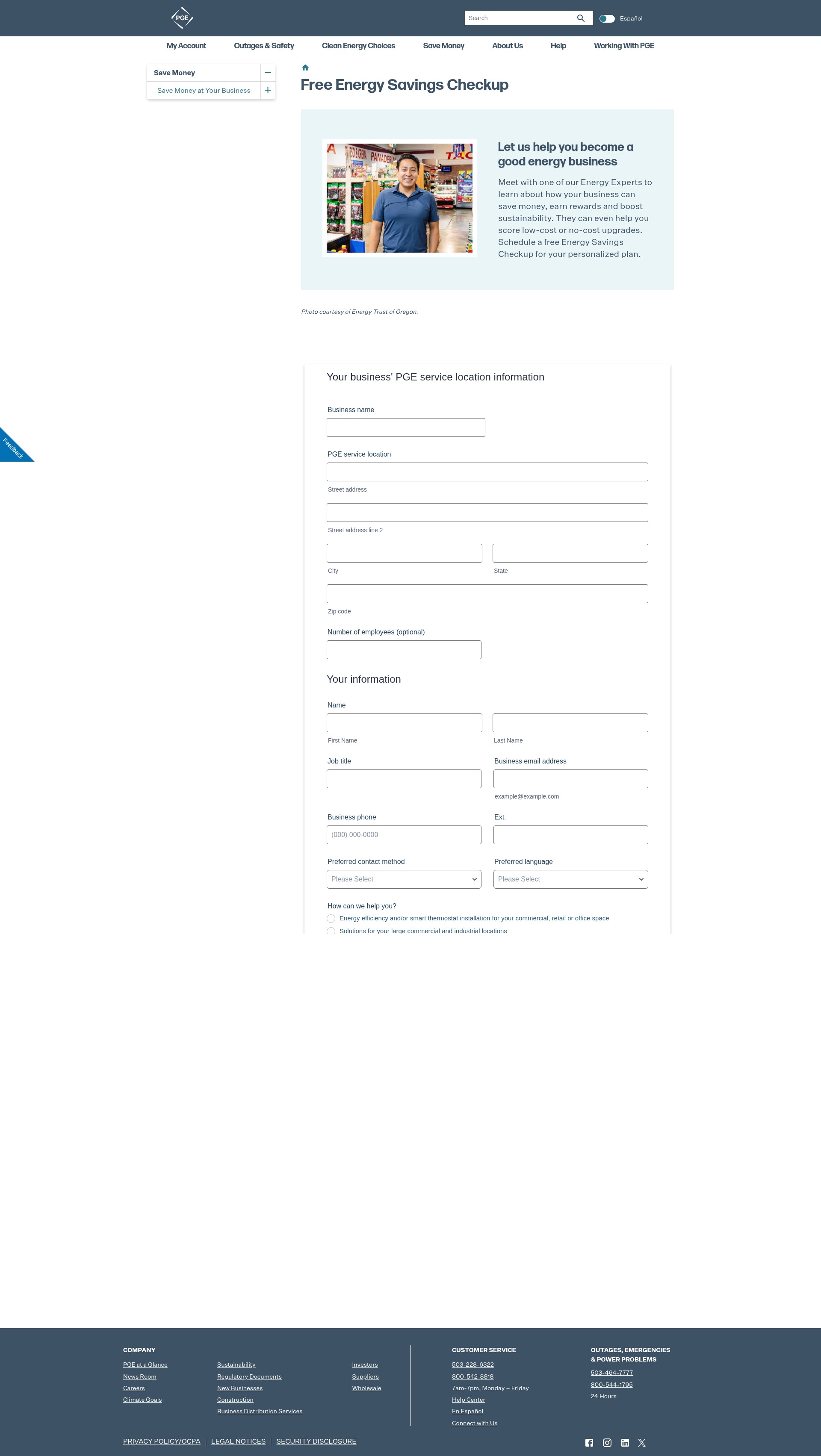 Landing Page
