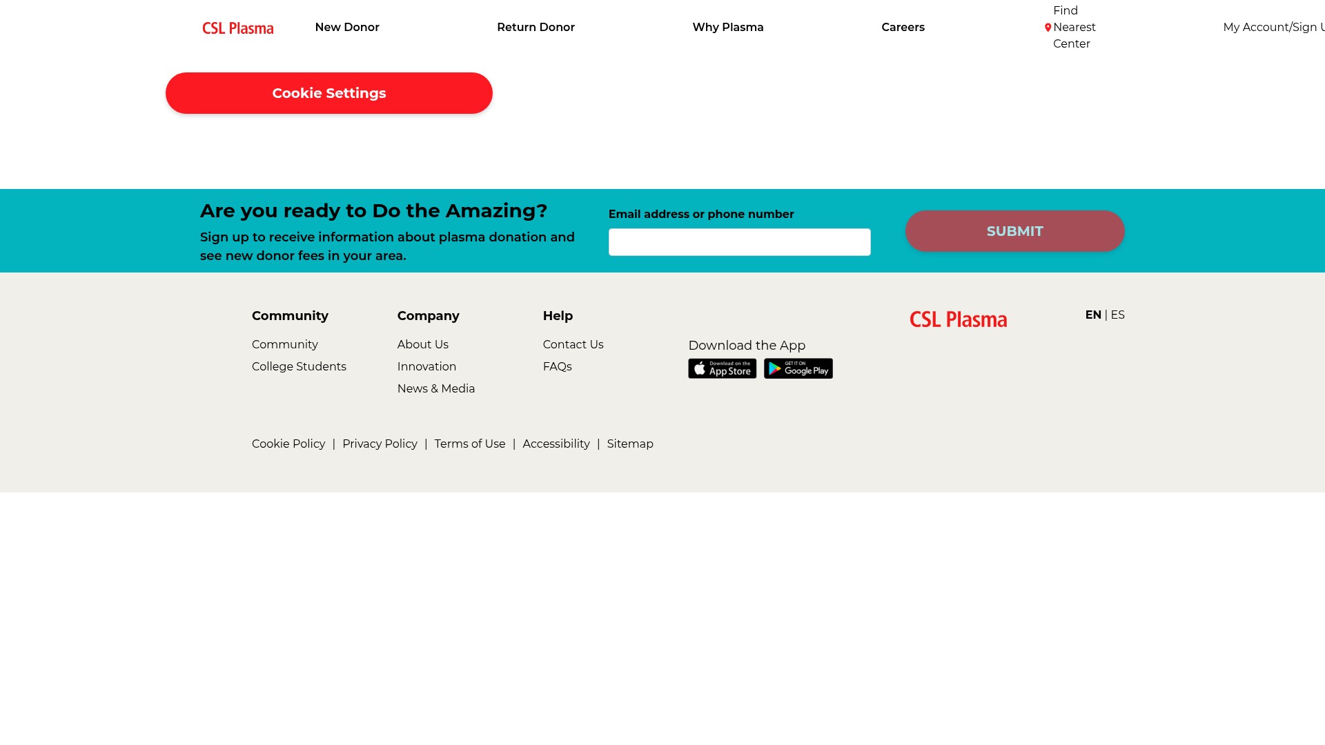 Landing Page