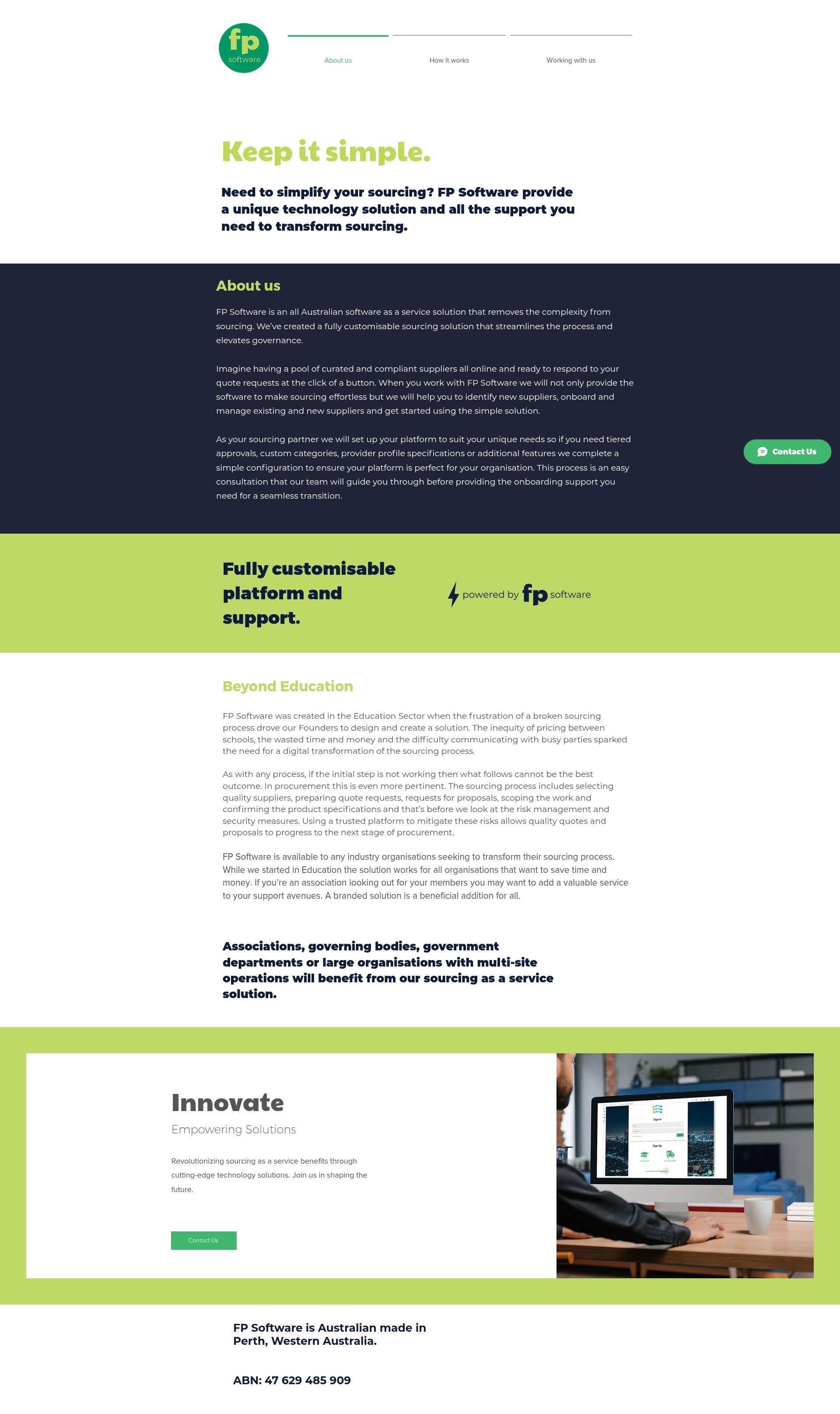 Landing Page