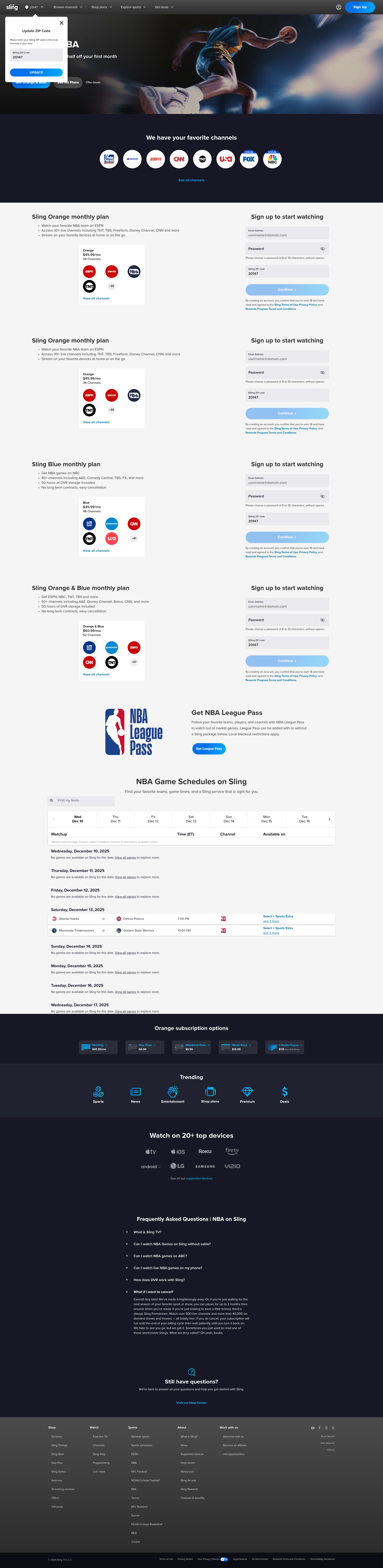 Landing Page
