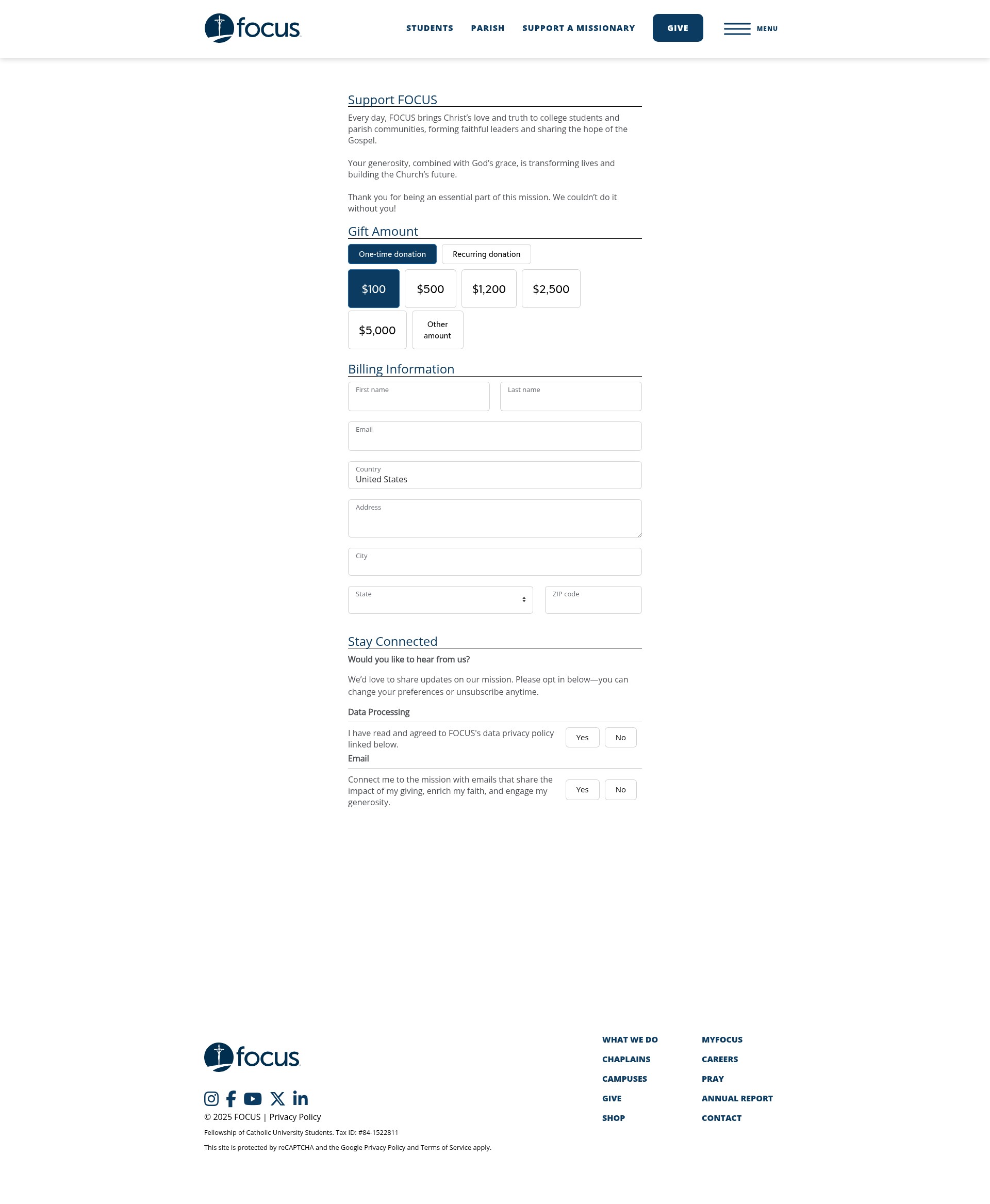 Landing Page