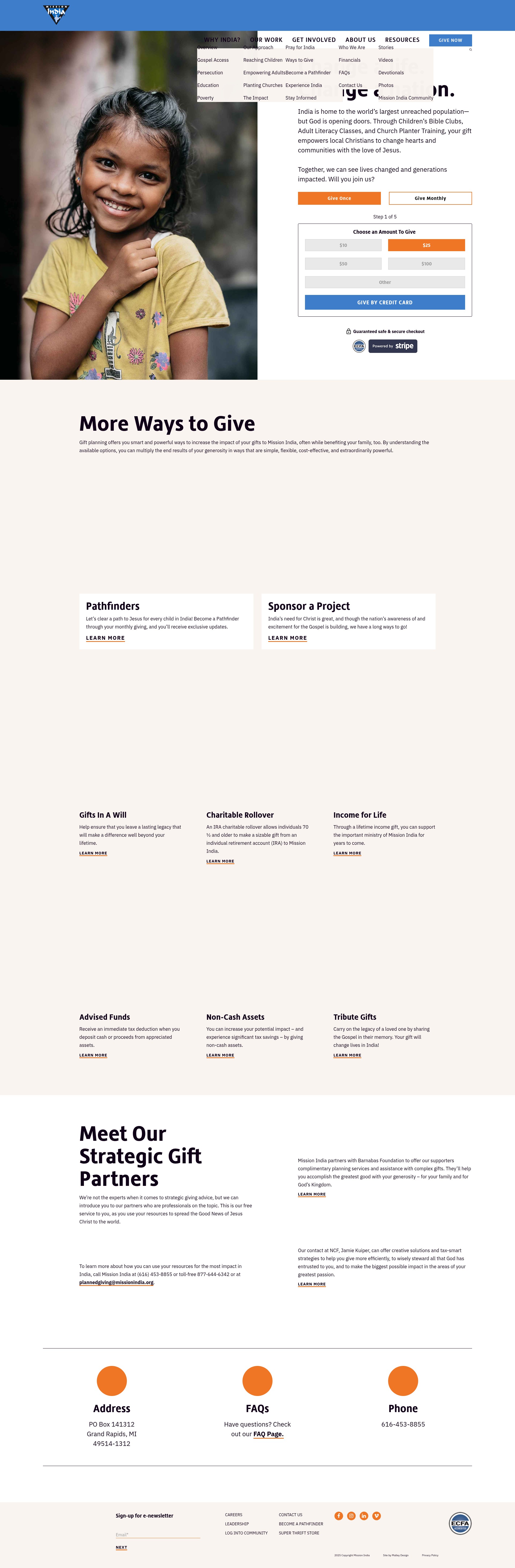 Landing Page