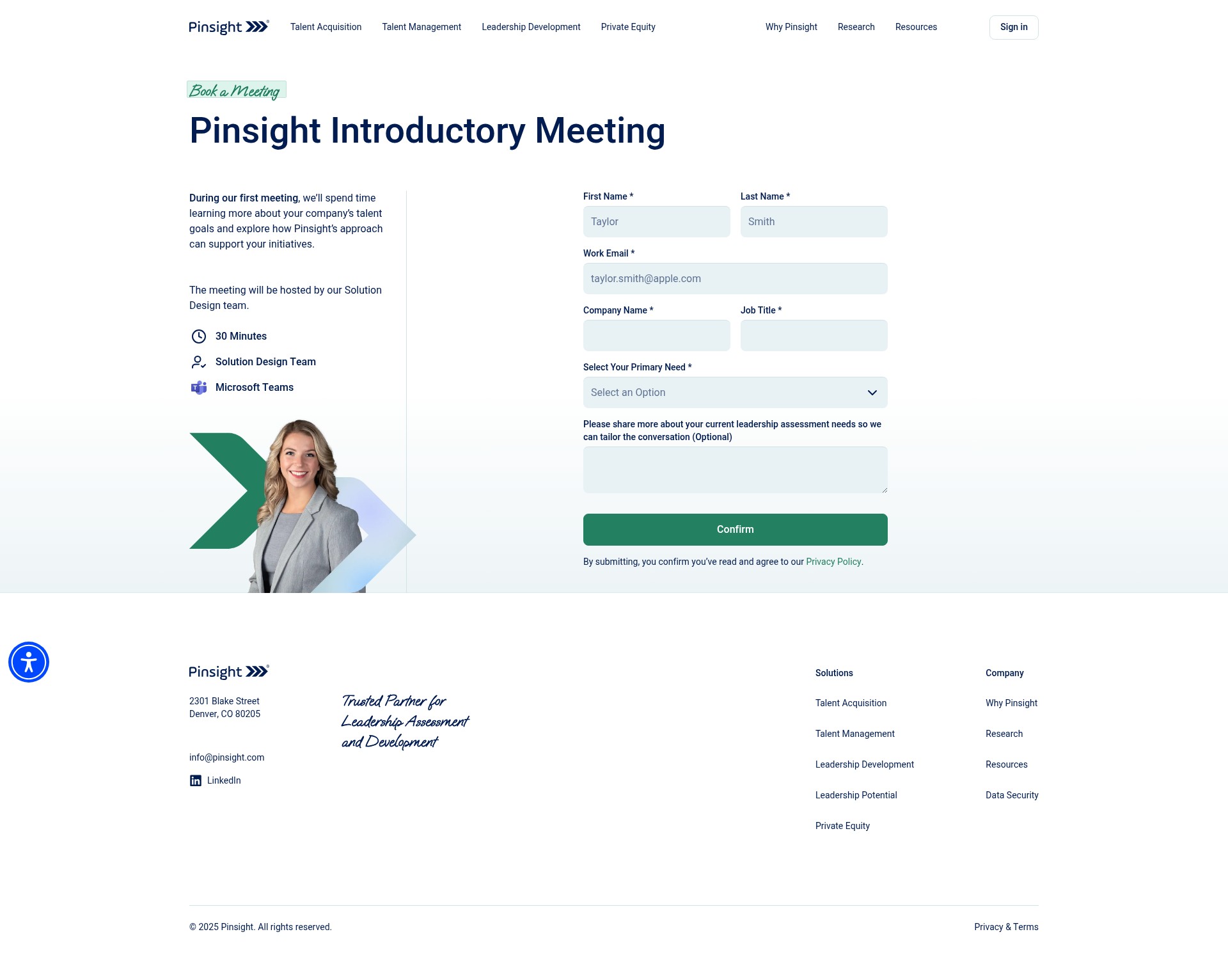 Landing Page
