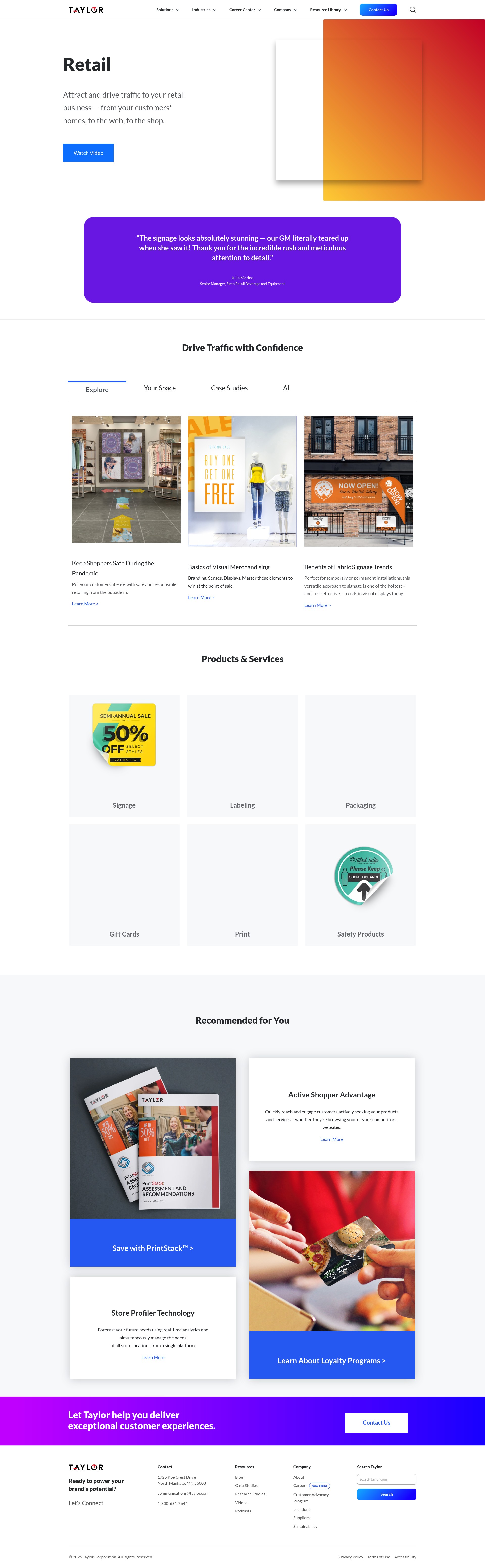 Landing Page