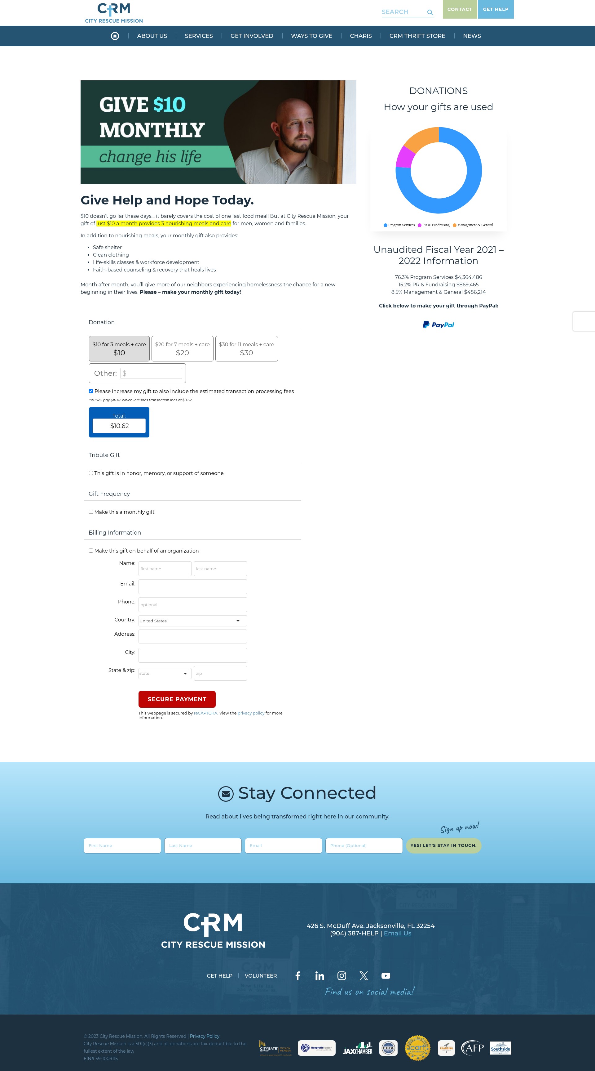 Landing Page