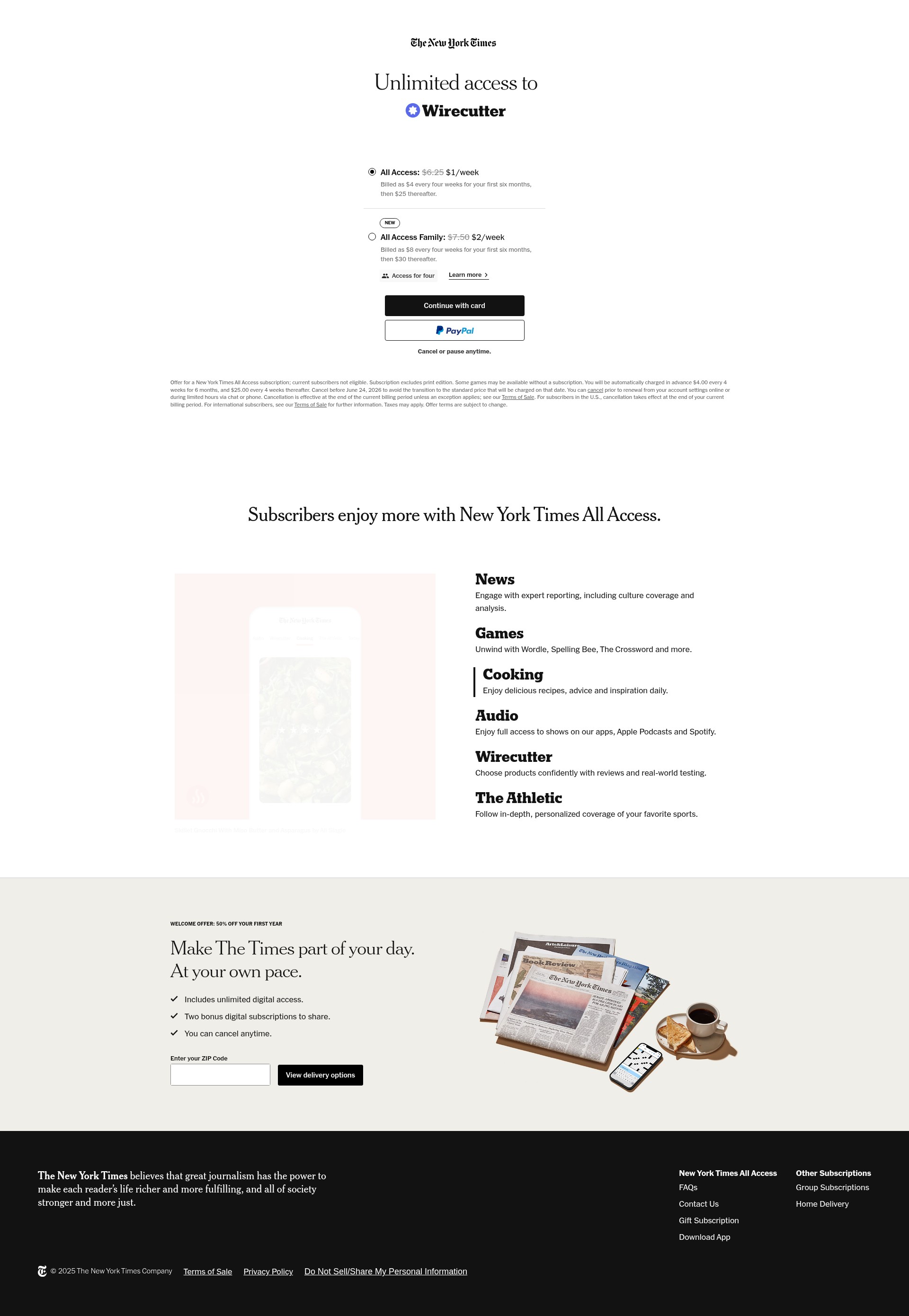 Landing Page