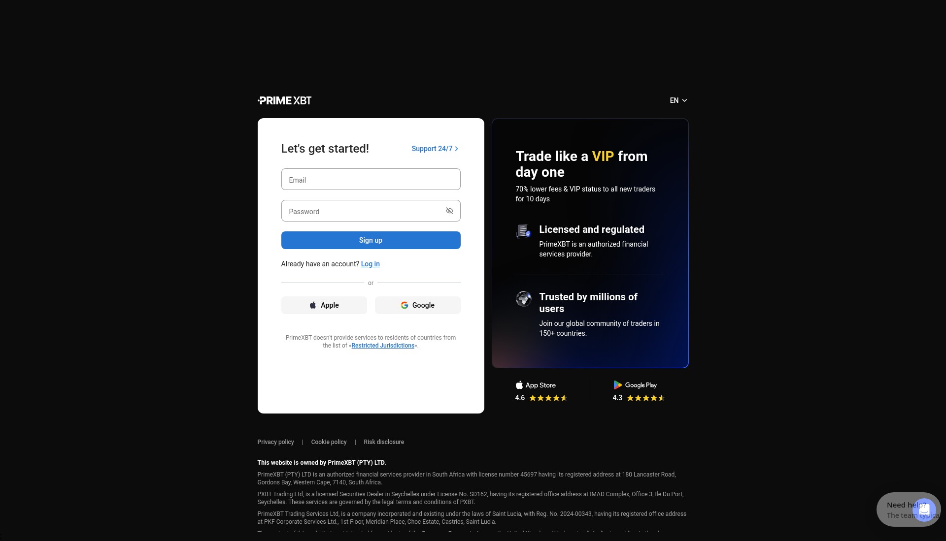 Landing Page