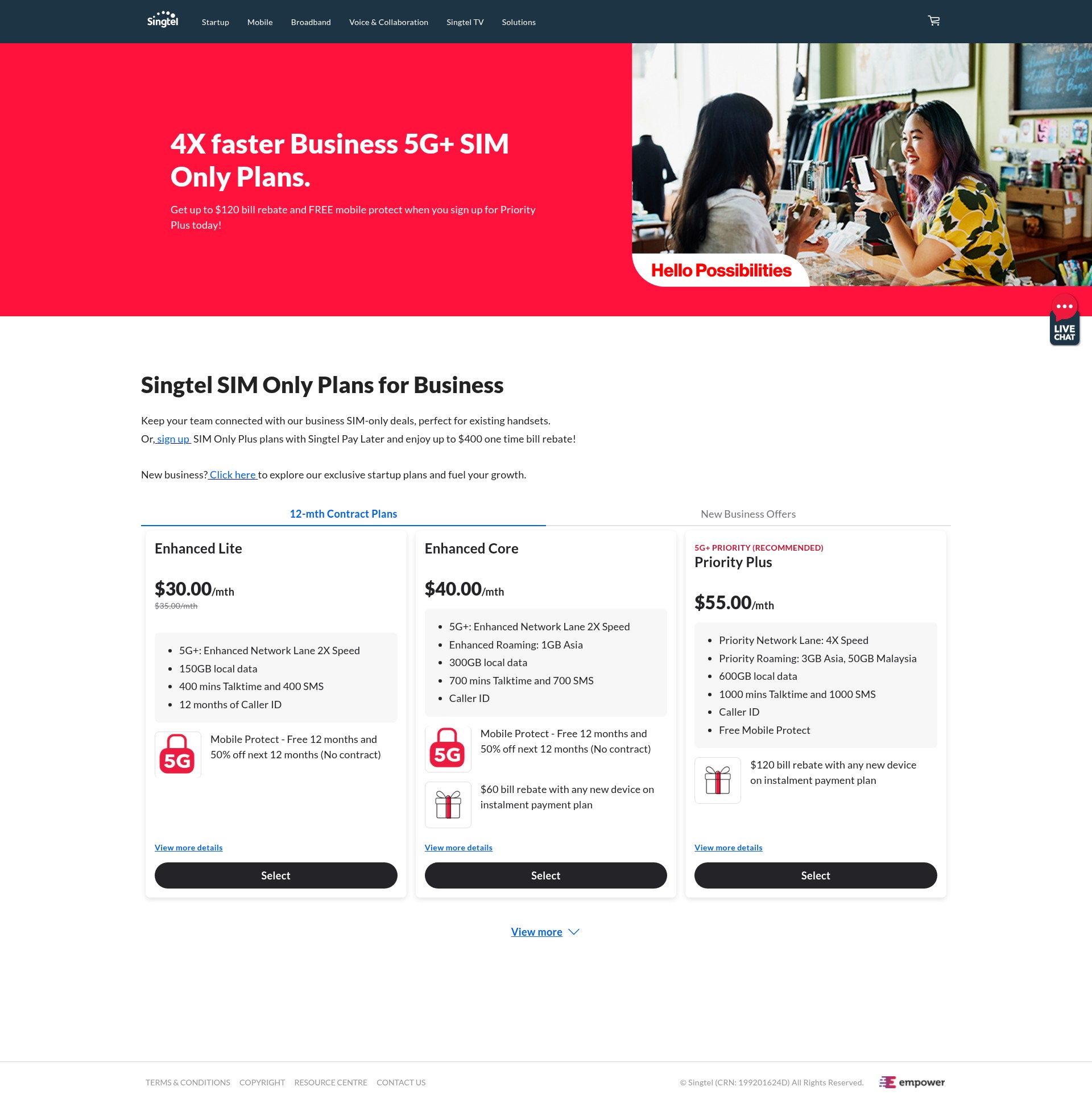 Landing Page