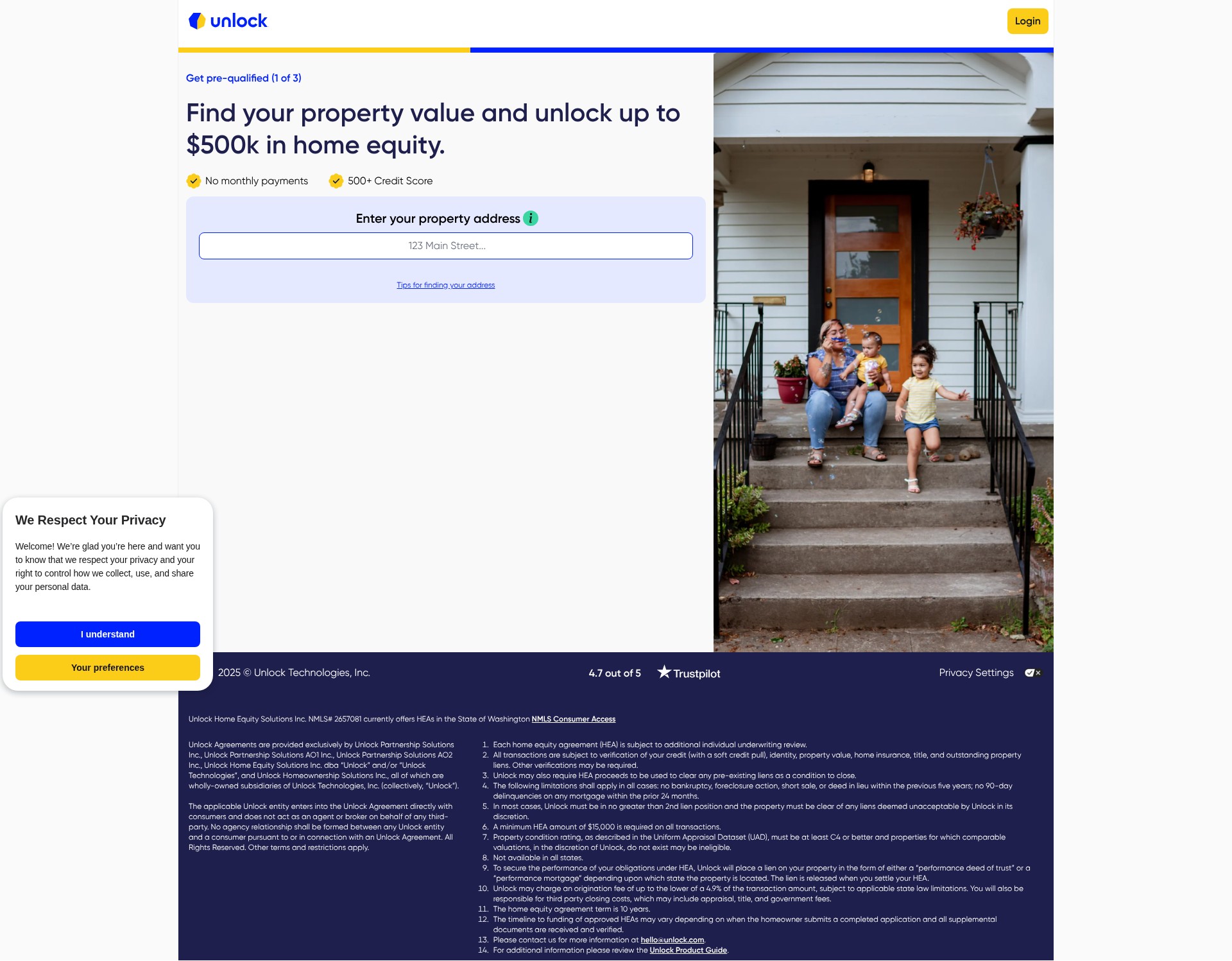 Landing Page