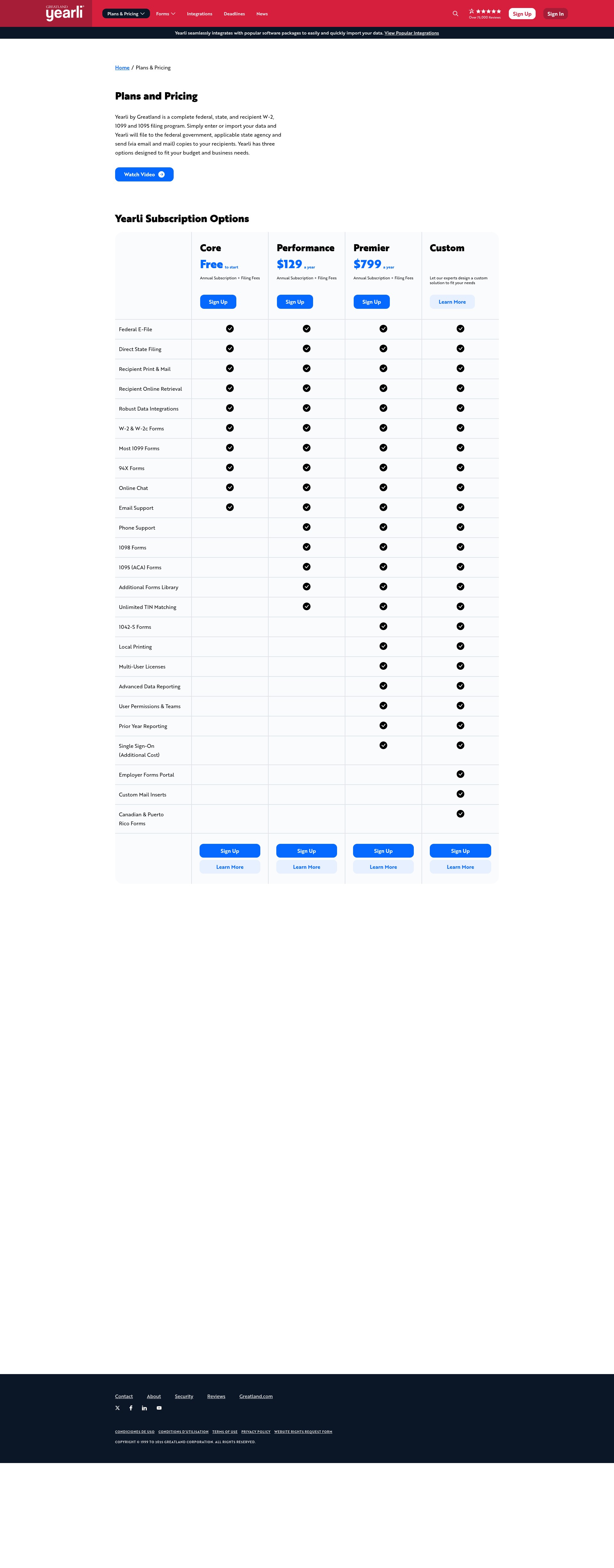 Landing Page