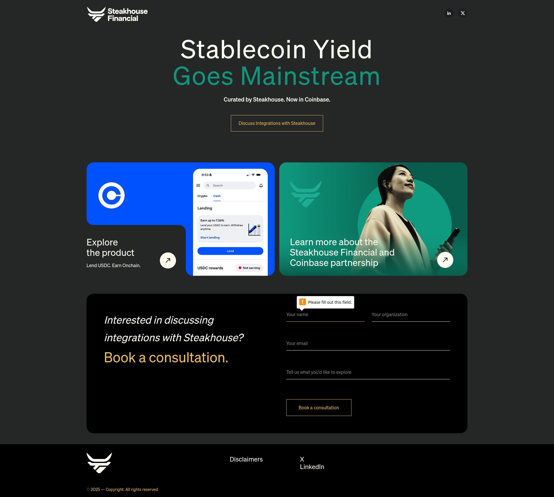 Landing Page