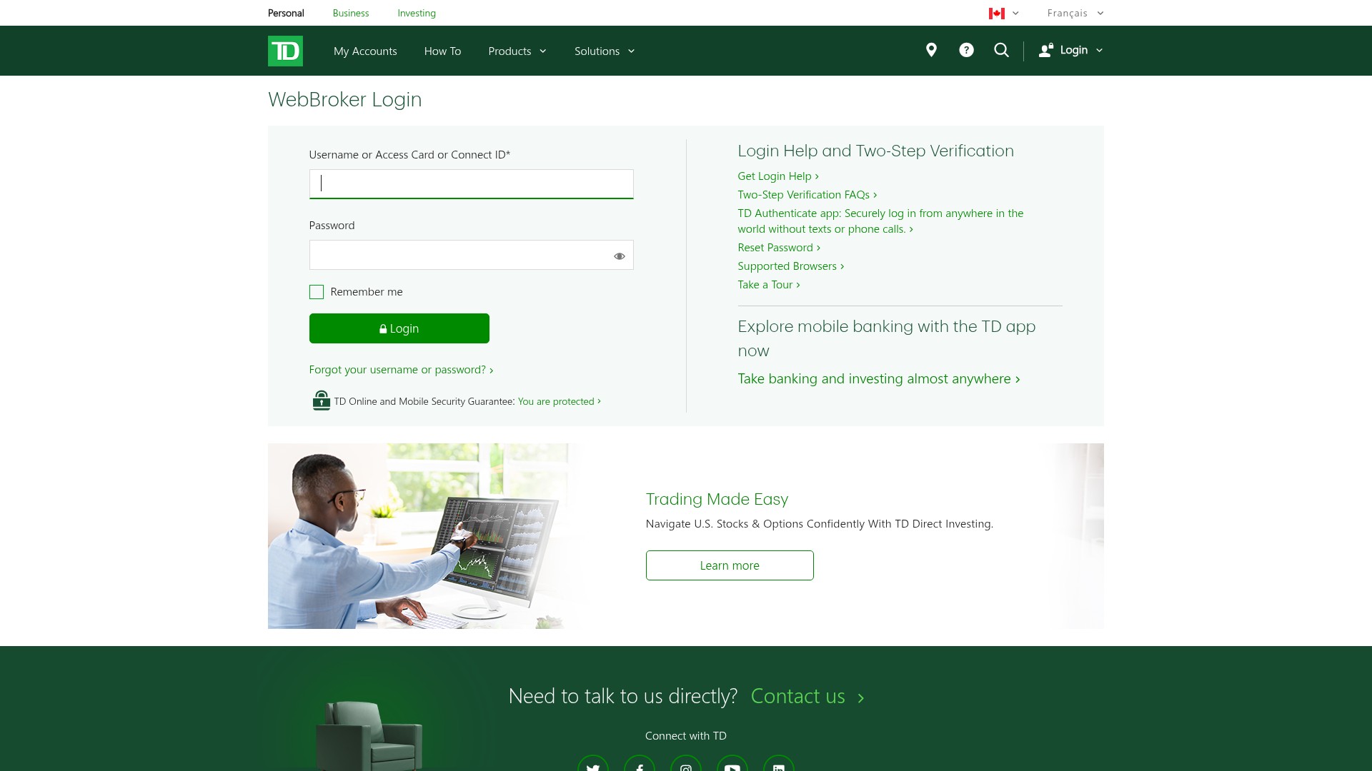 Landing Page