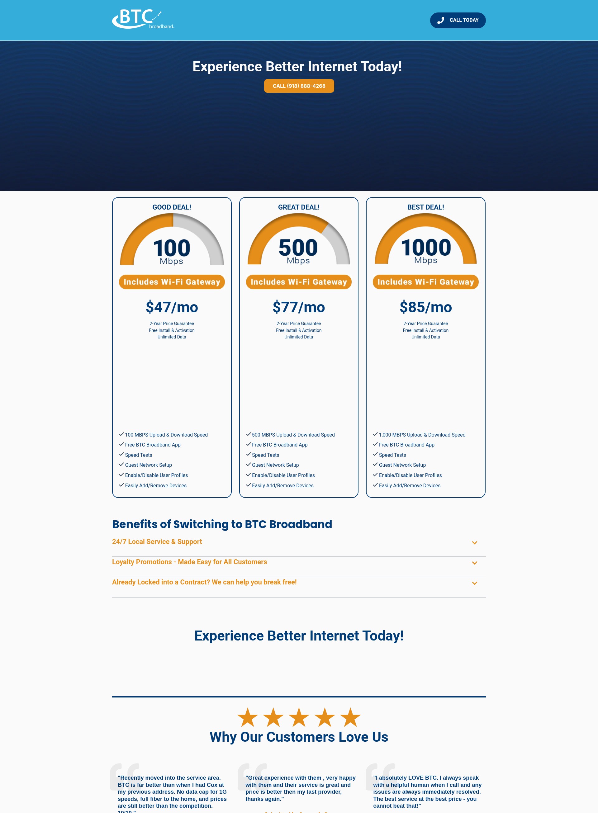Landing Page