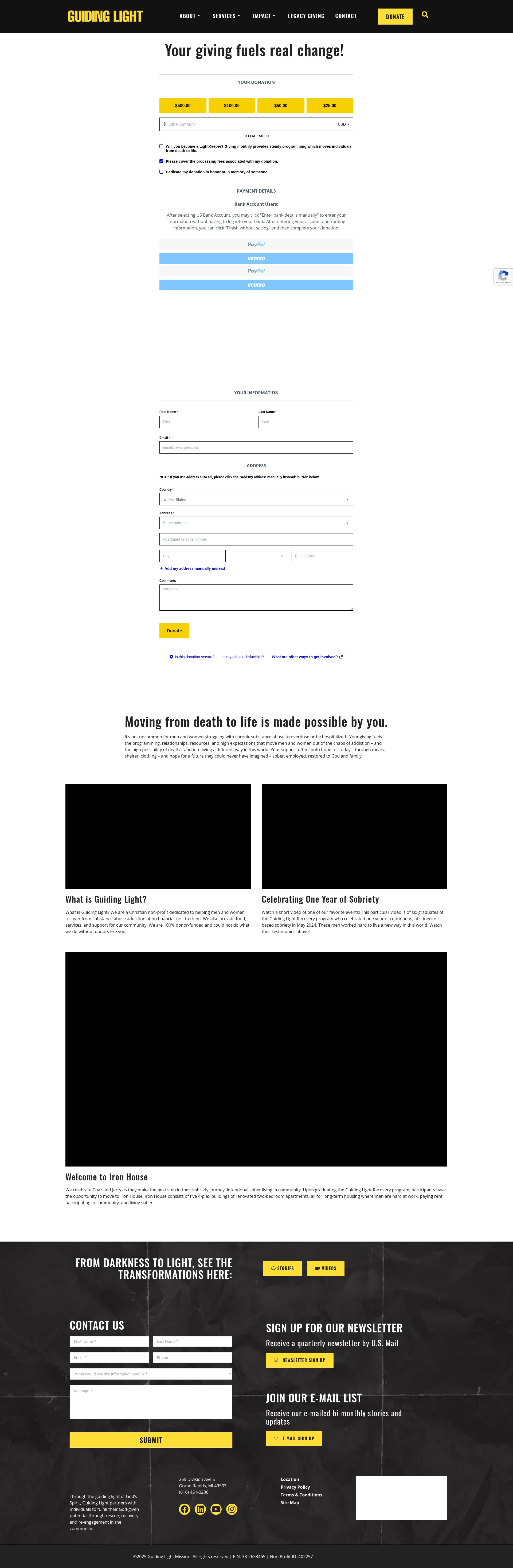 Landing Page