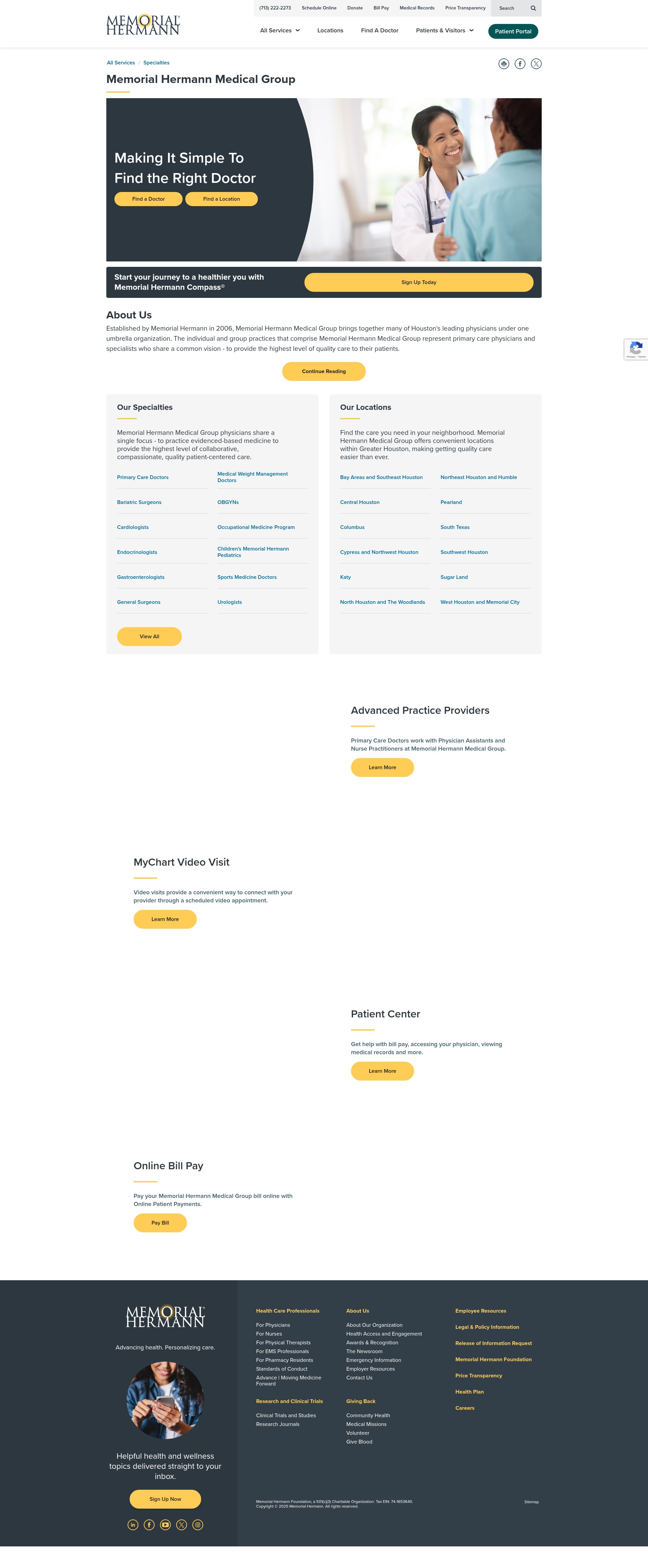 Landing Page