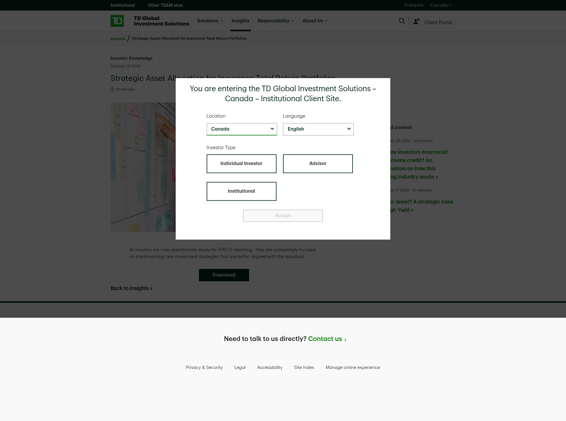 Landing Page