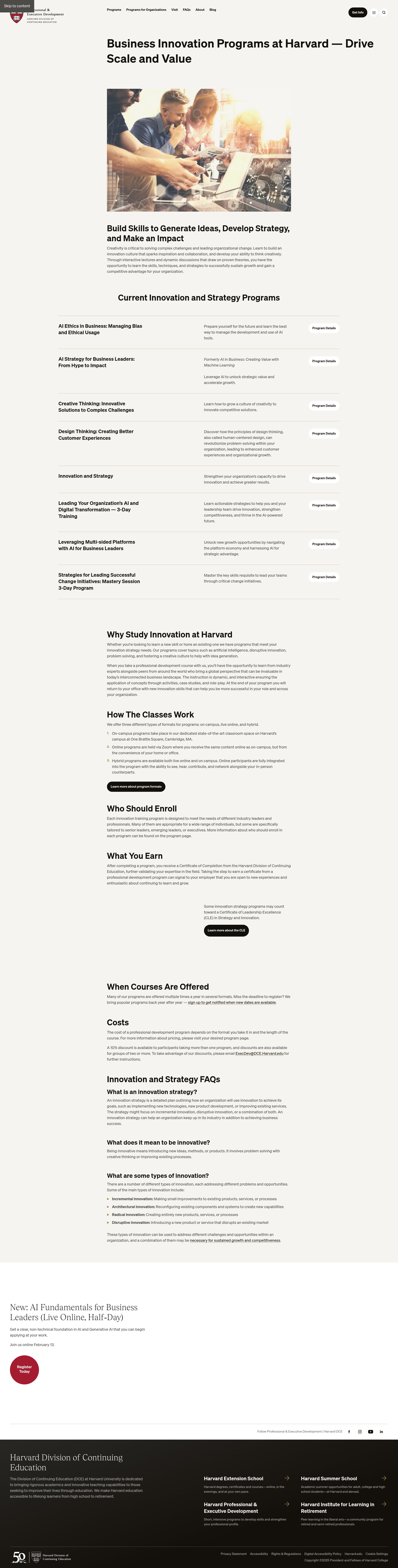 Landing Page