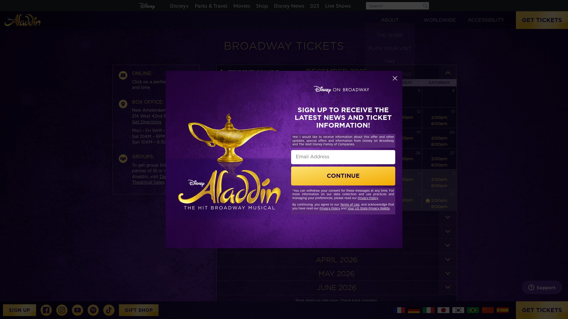 Landing Page