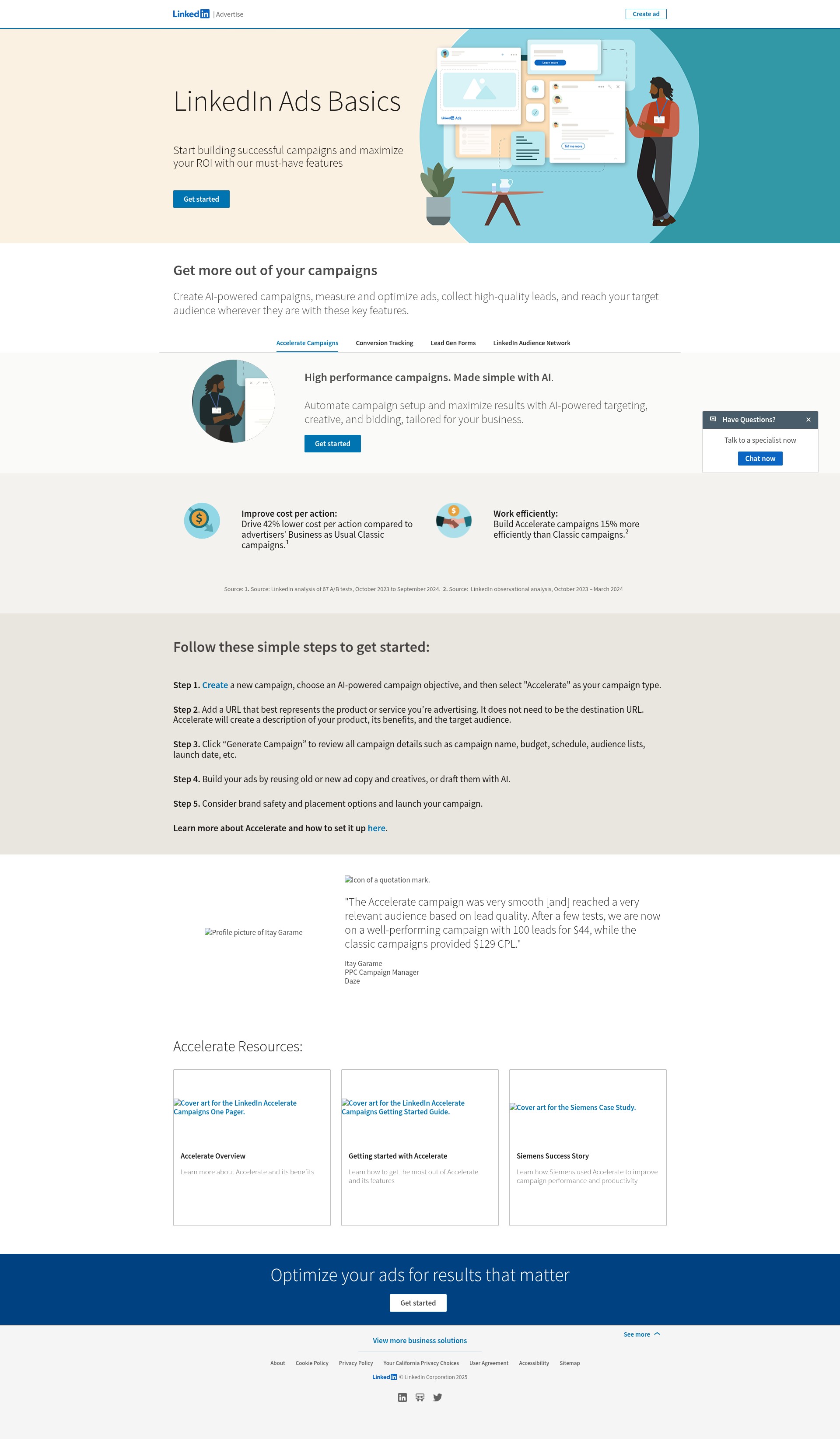 Landing Page