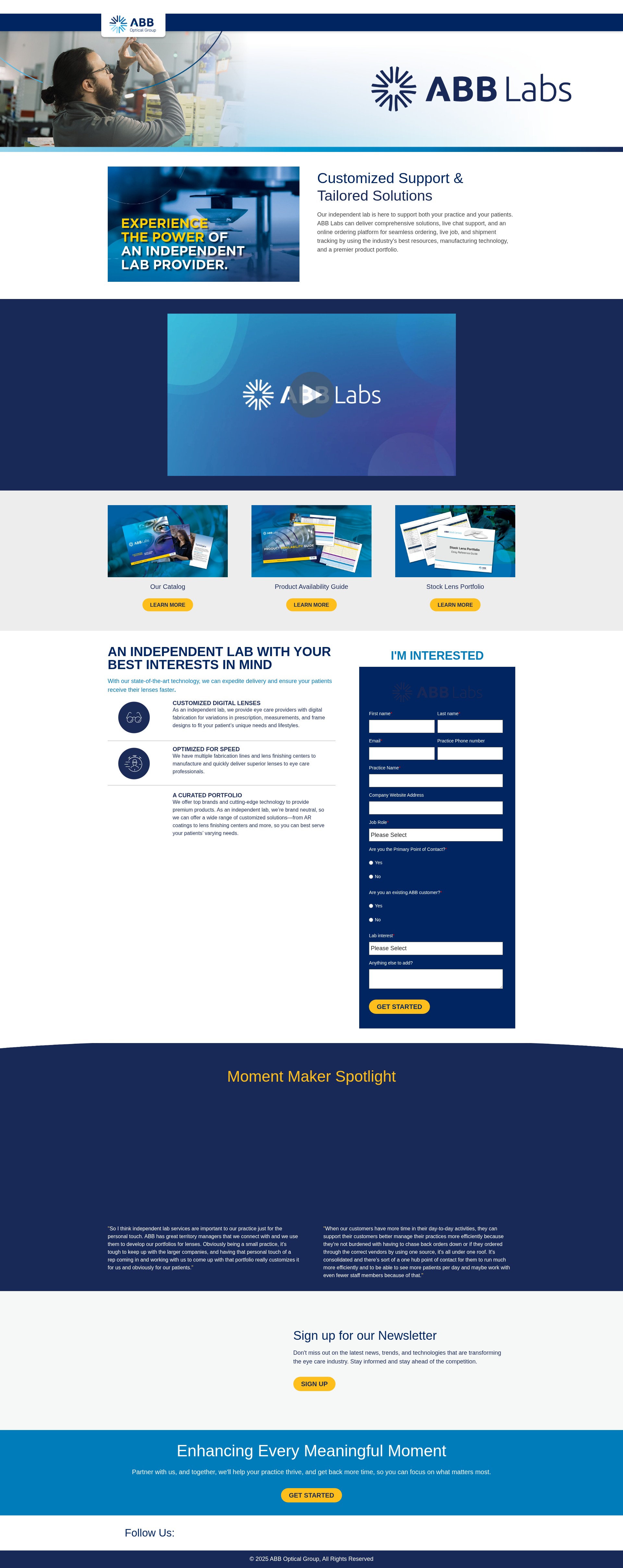 Landing Page