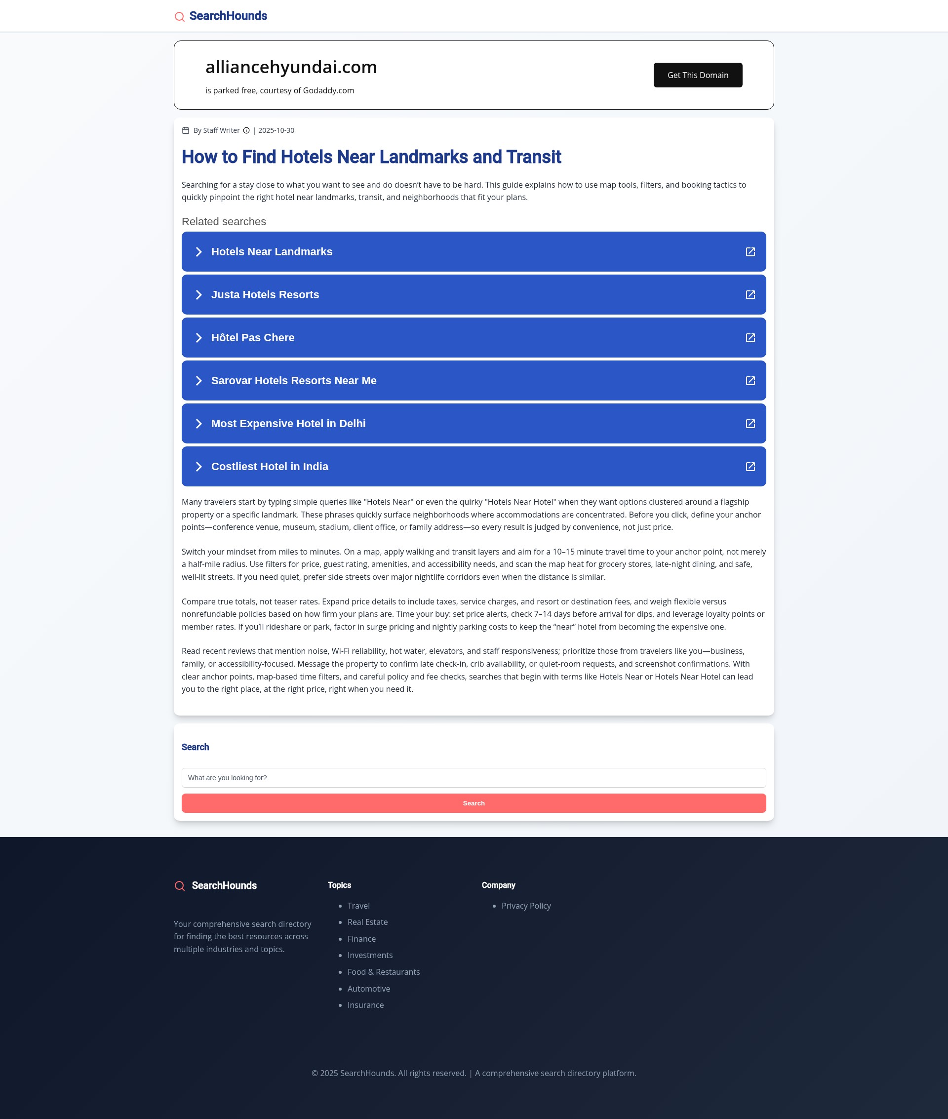 Landing Page