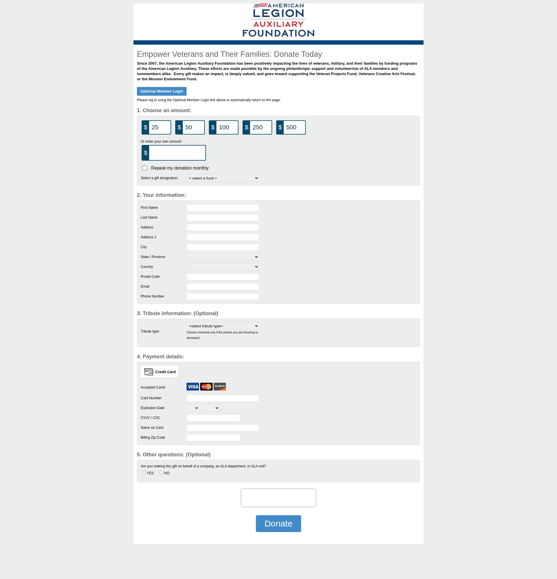 Landing Page
