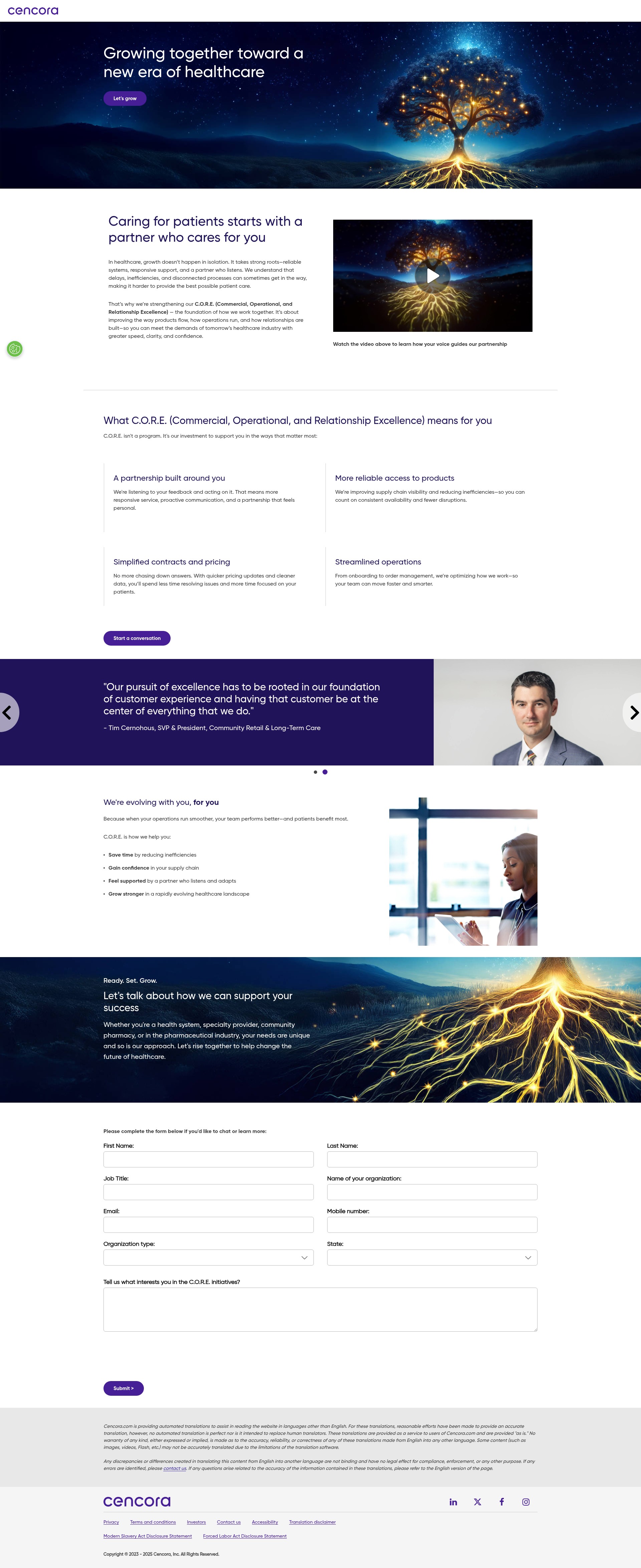 Landing Page