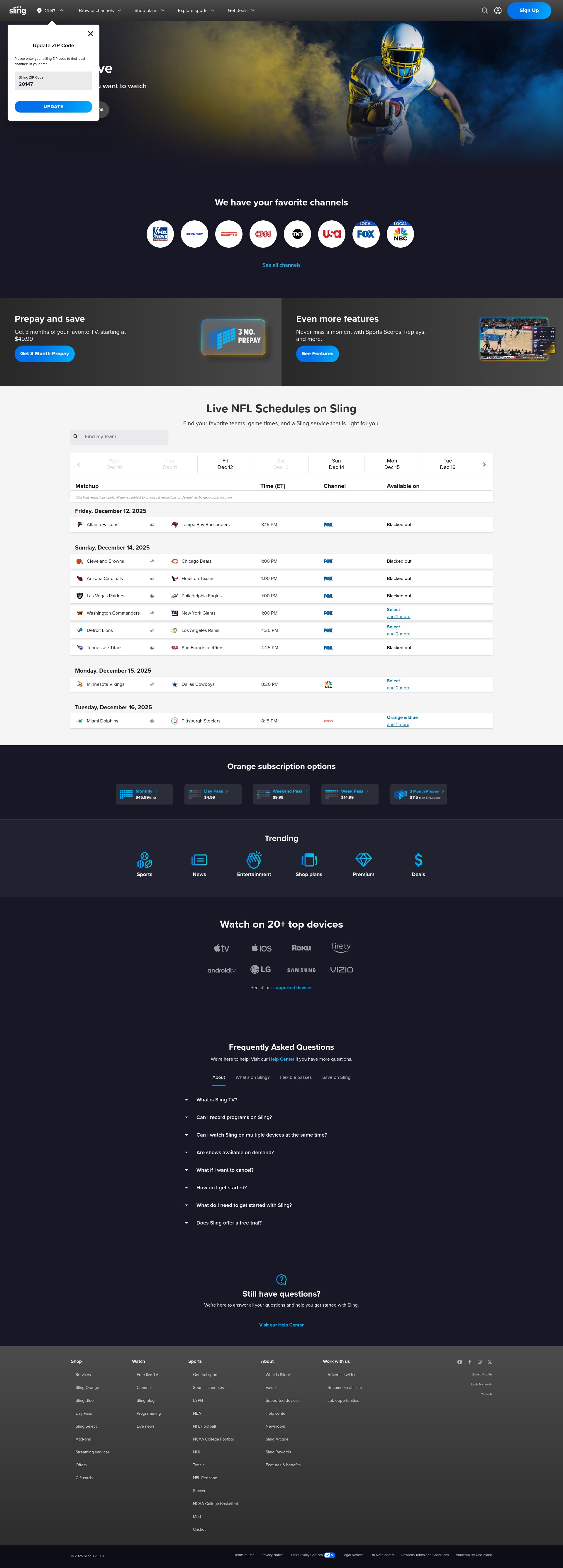 Landing Page
