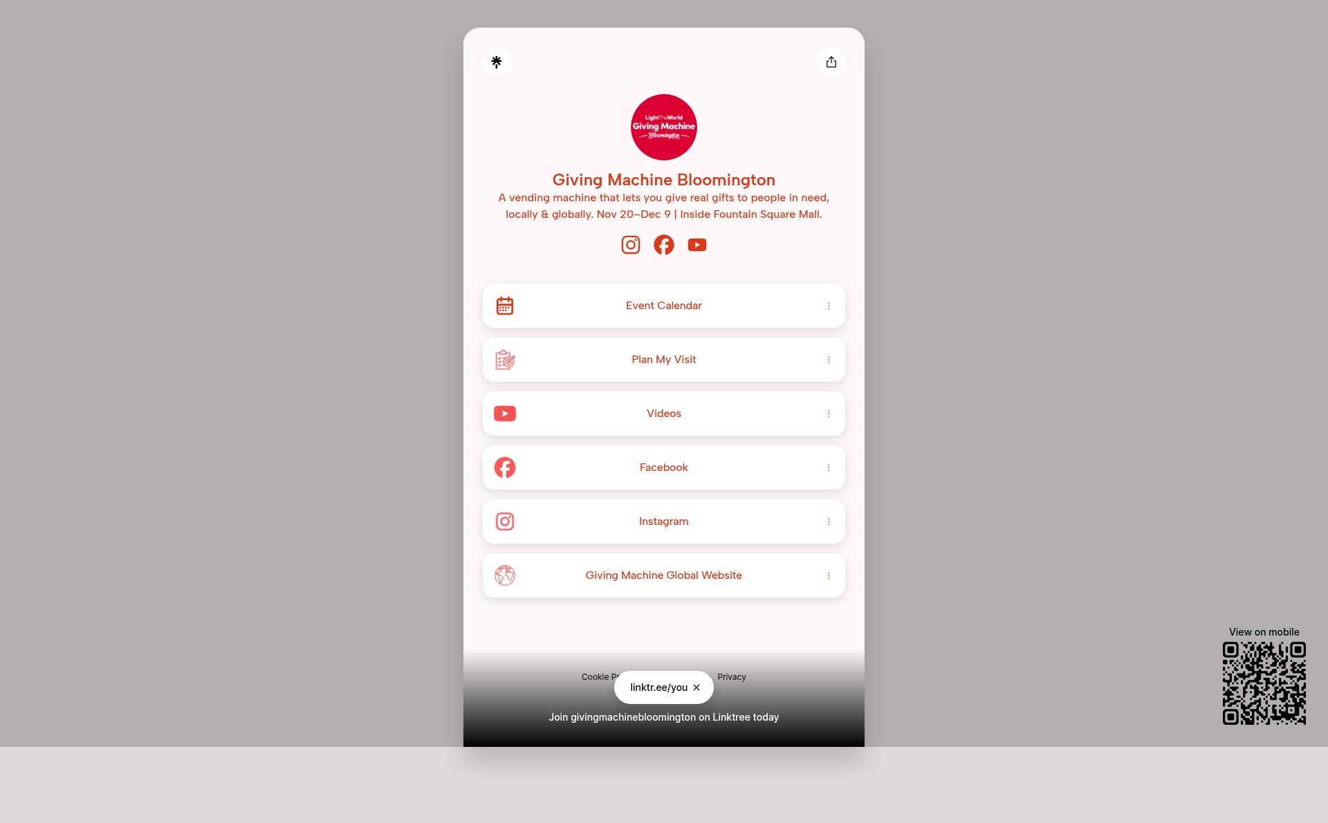Landing Page