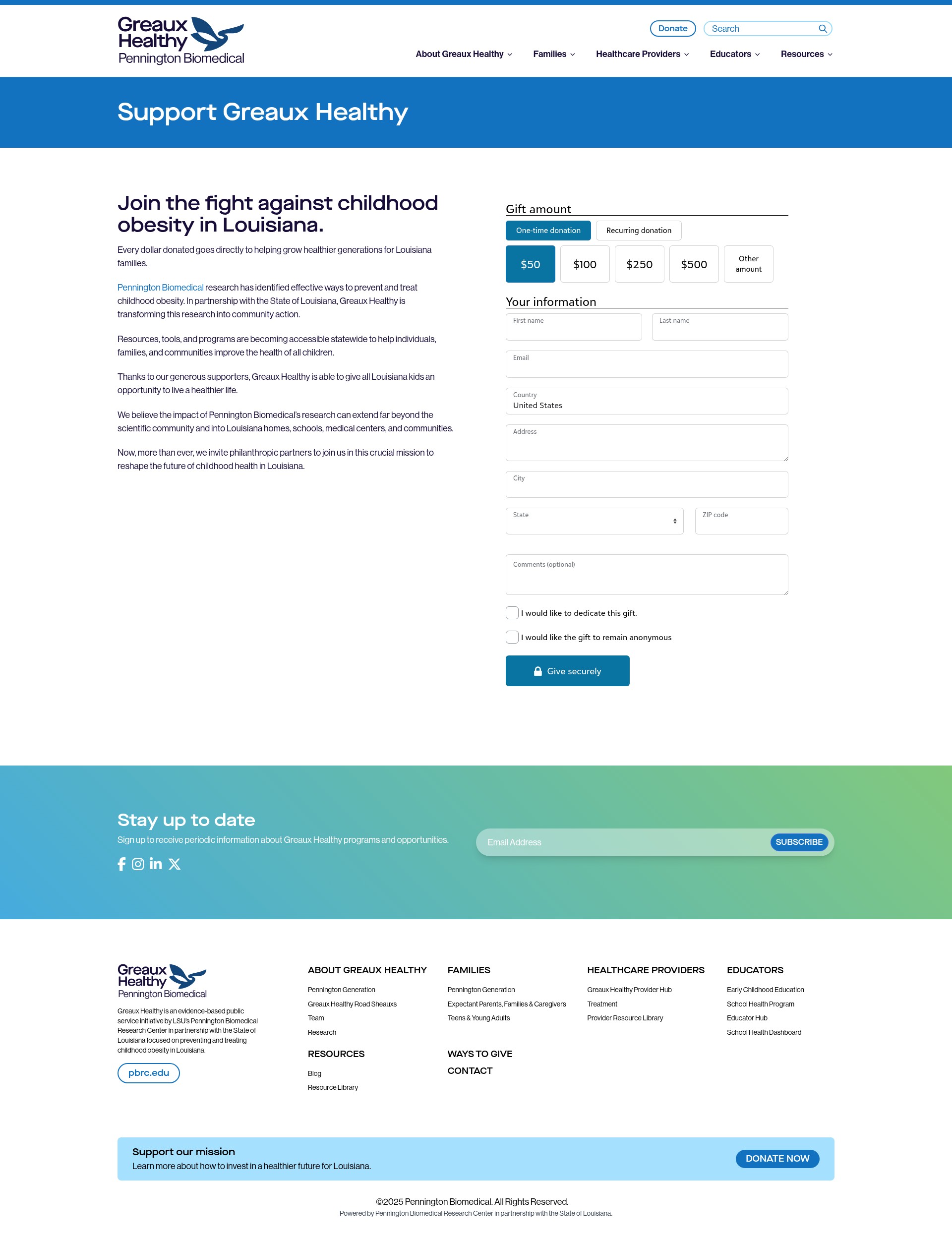 Landing Page