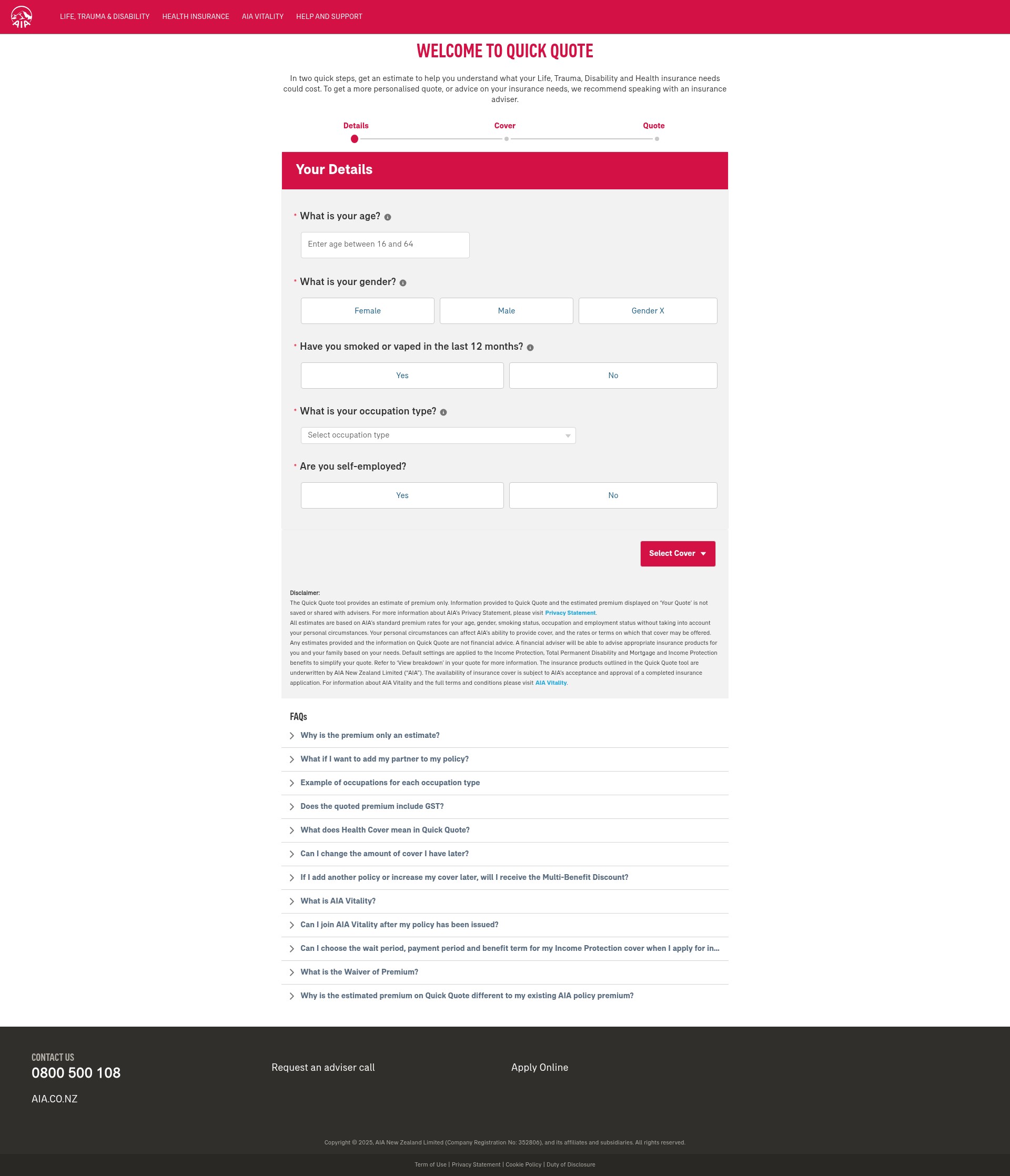 Landing Page