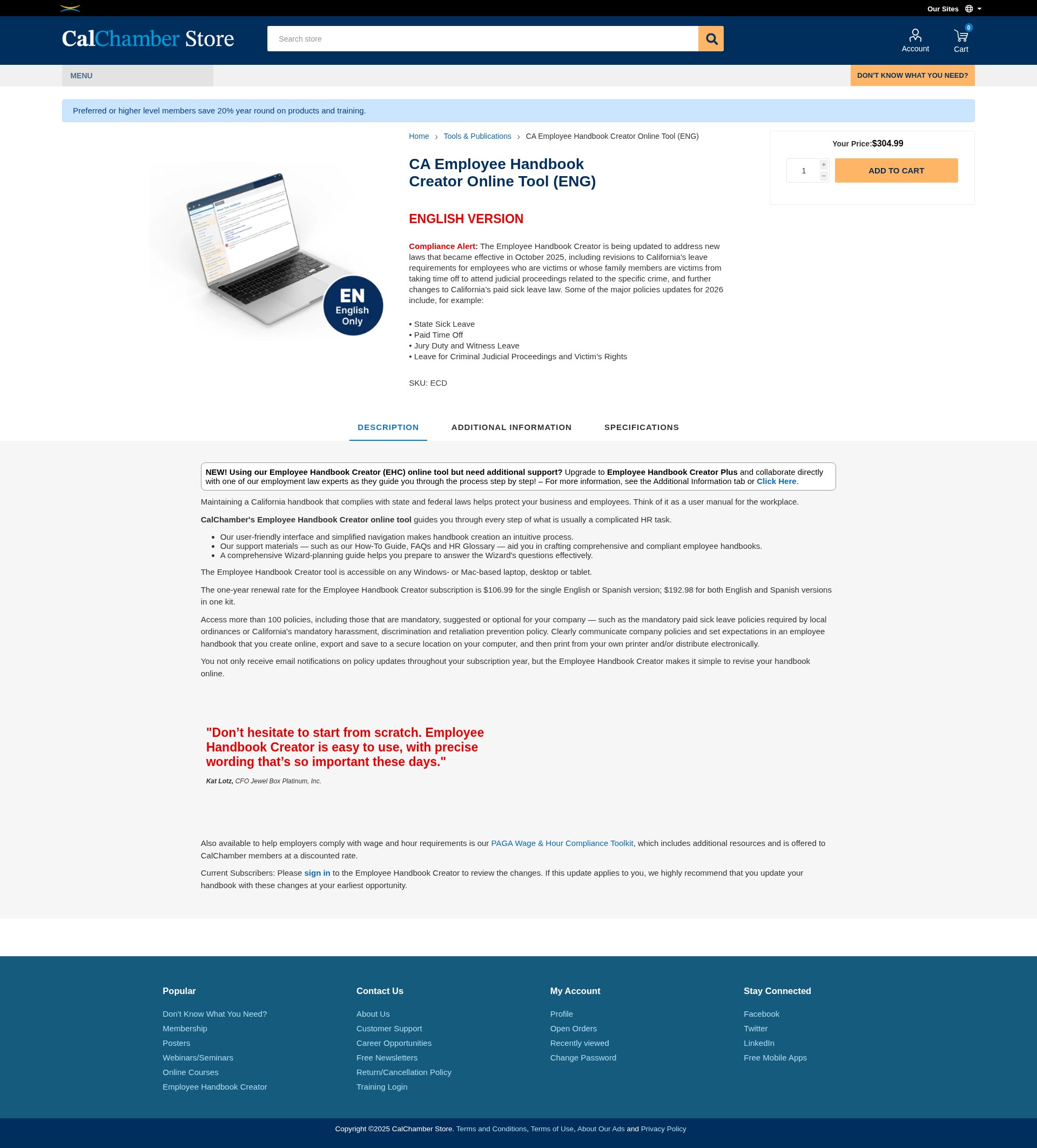 Landing Page