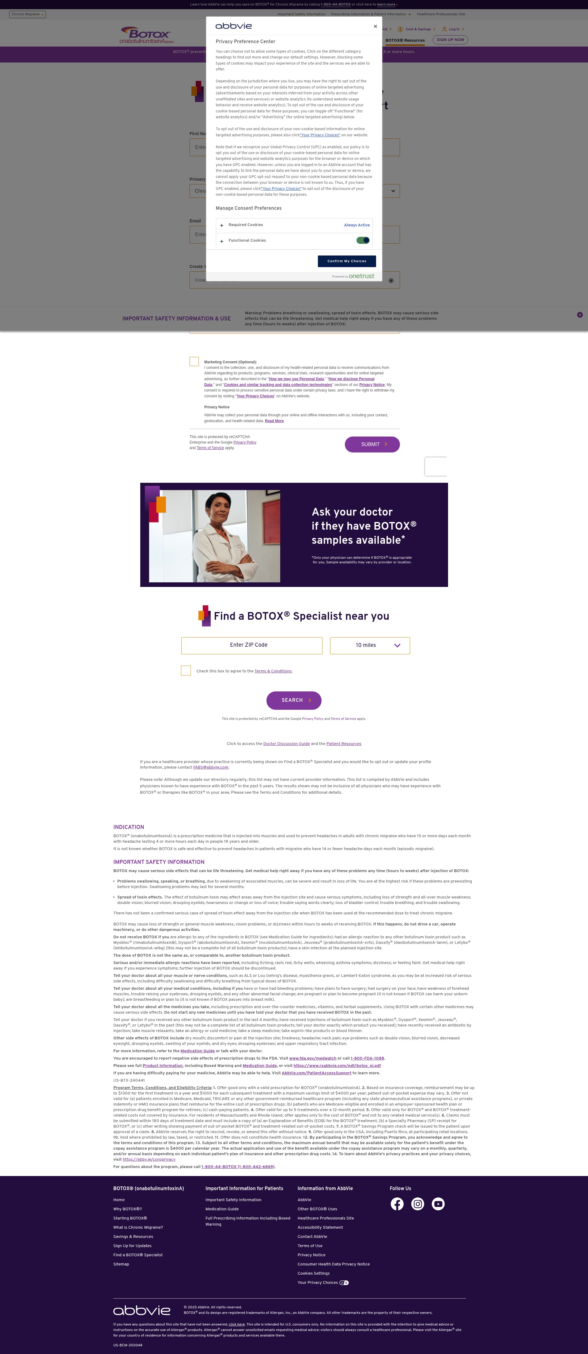 Landing Page