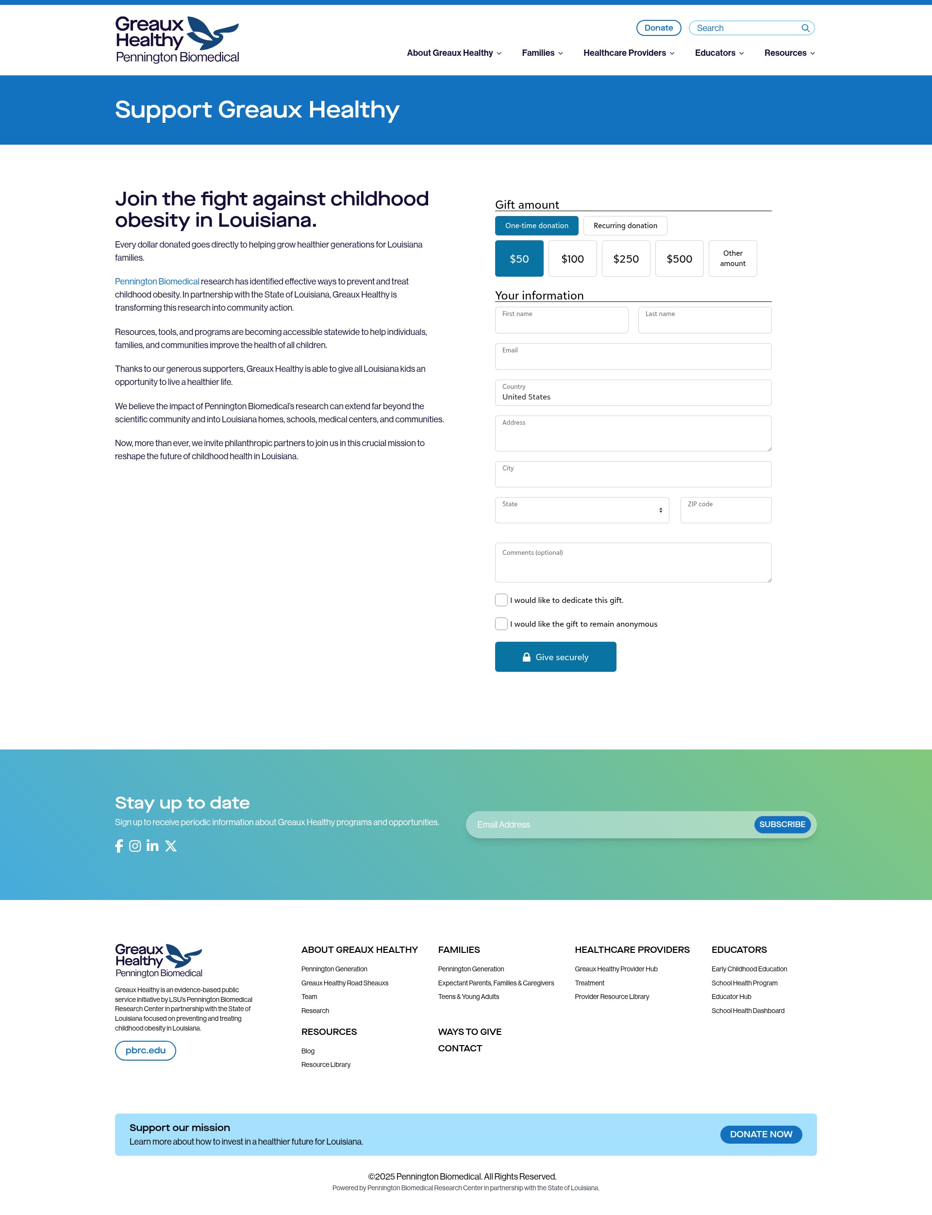 Landing Page