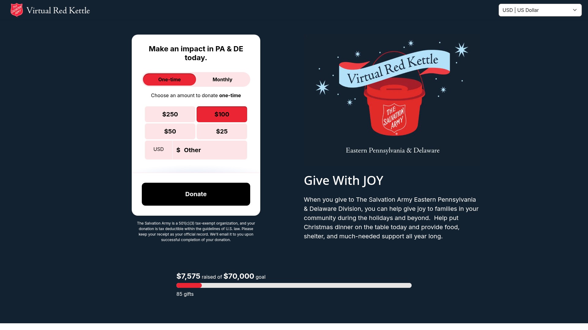 Landing Page