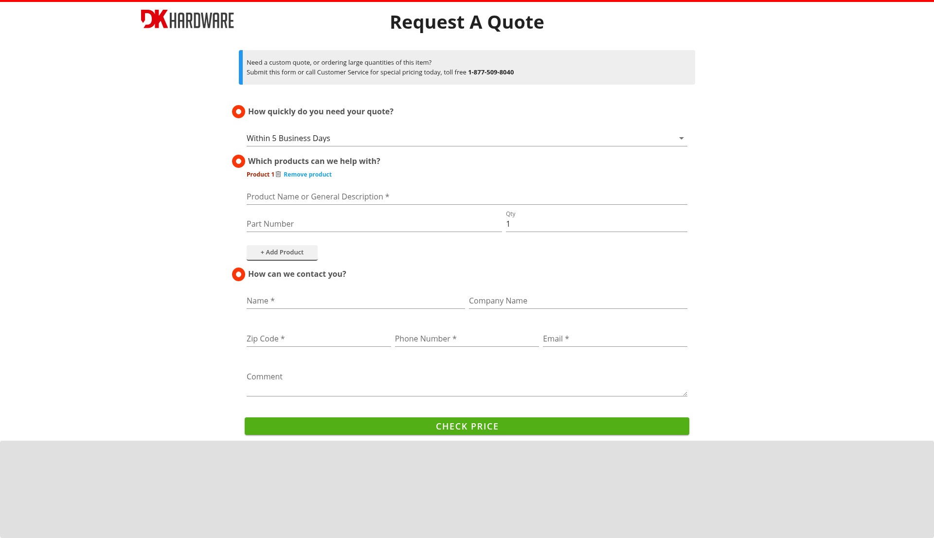 Landing Page