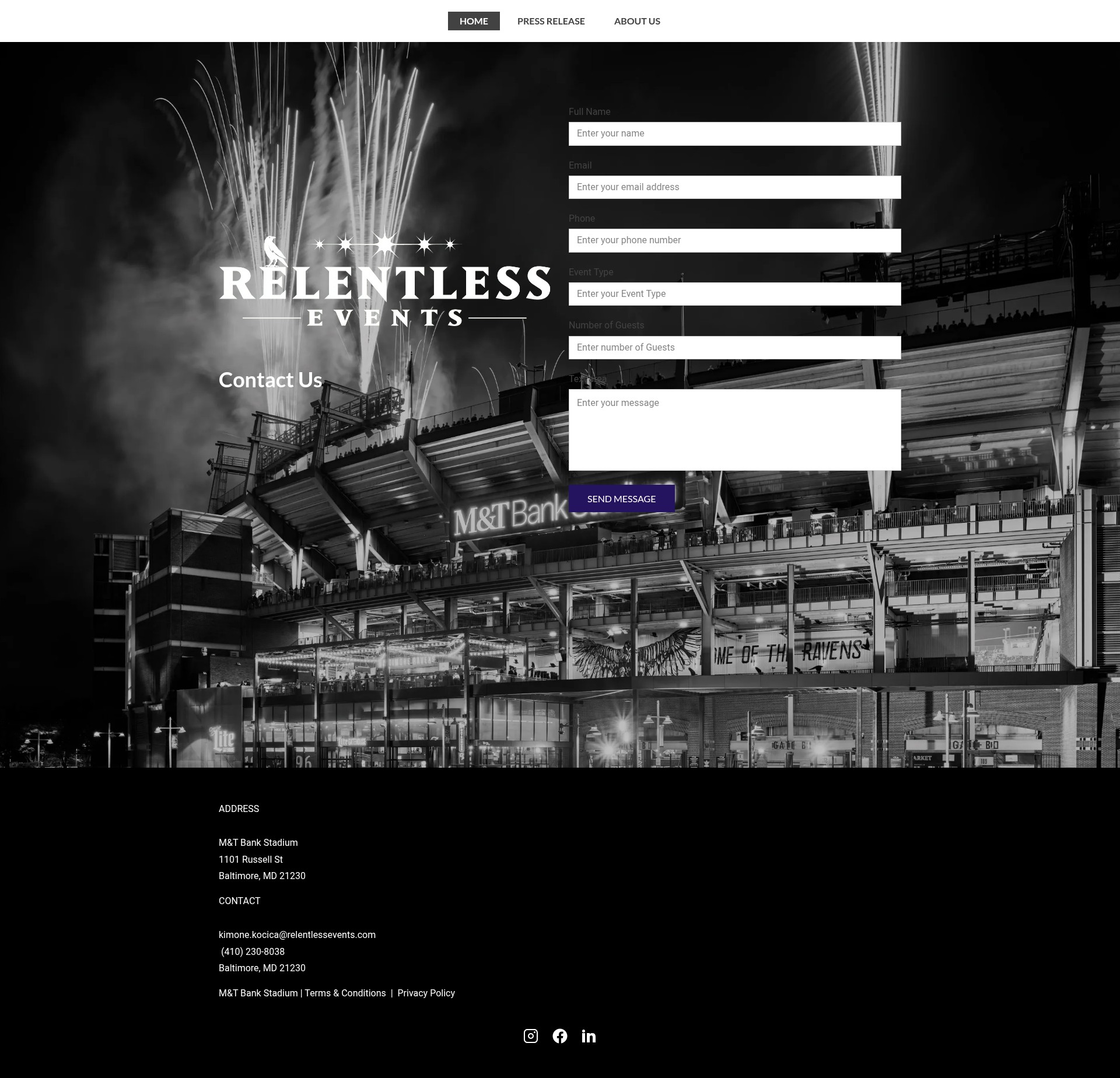 Landing Page