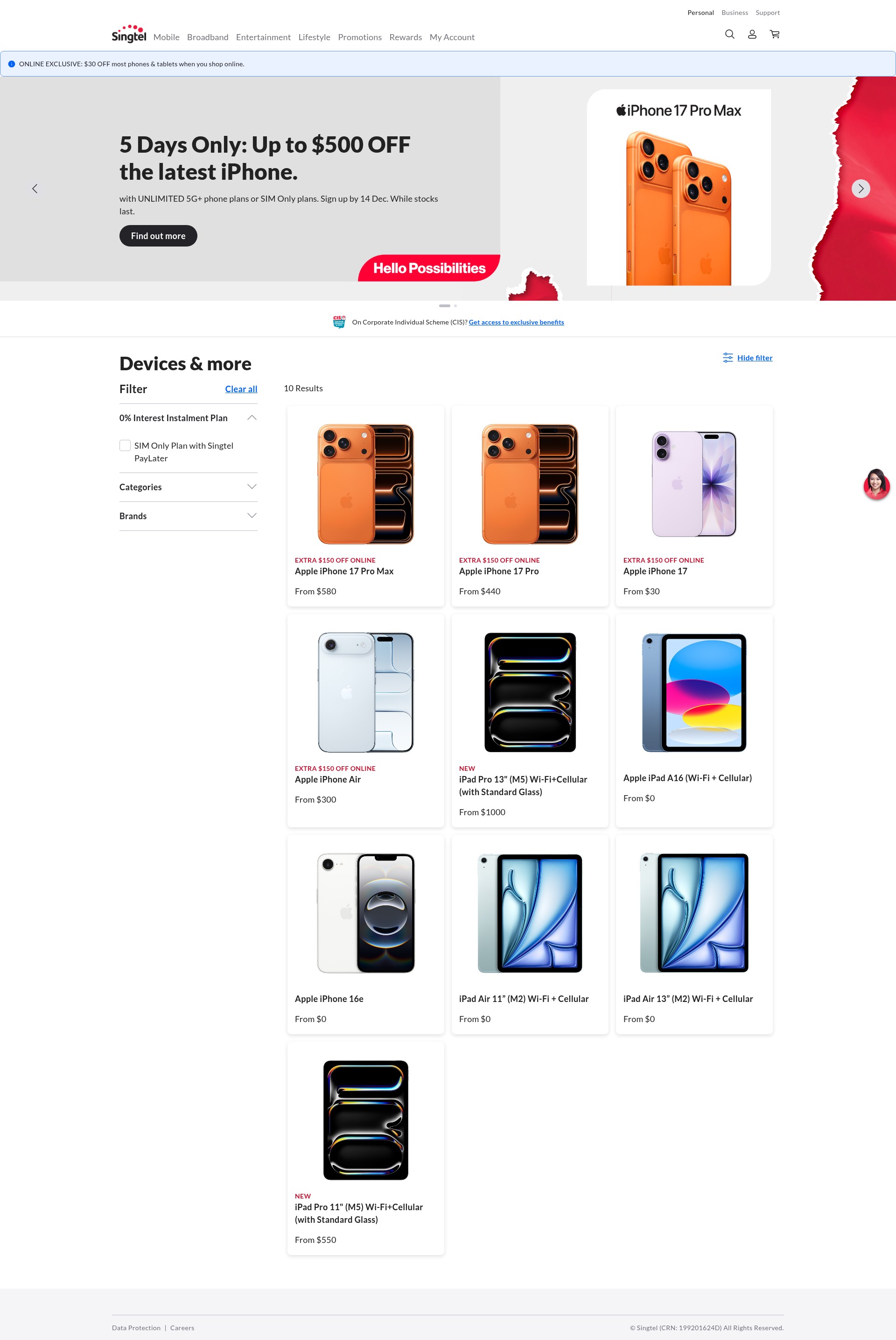 Landing Page