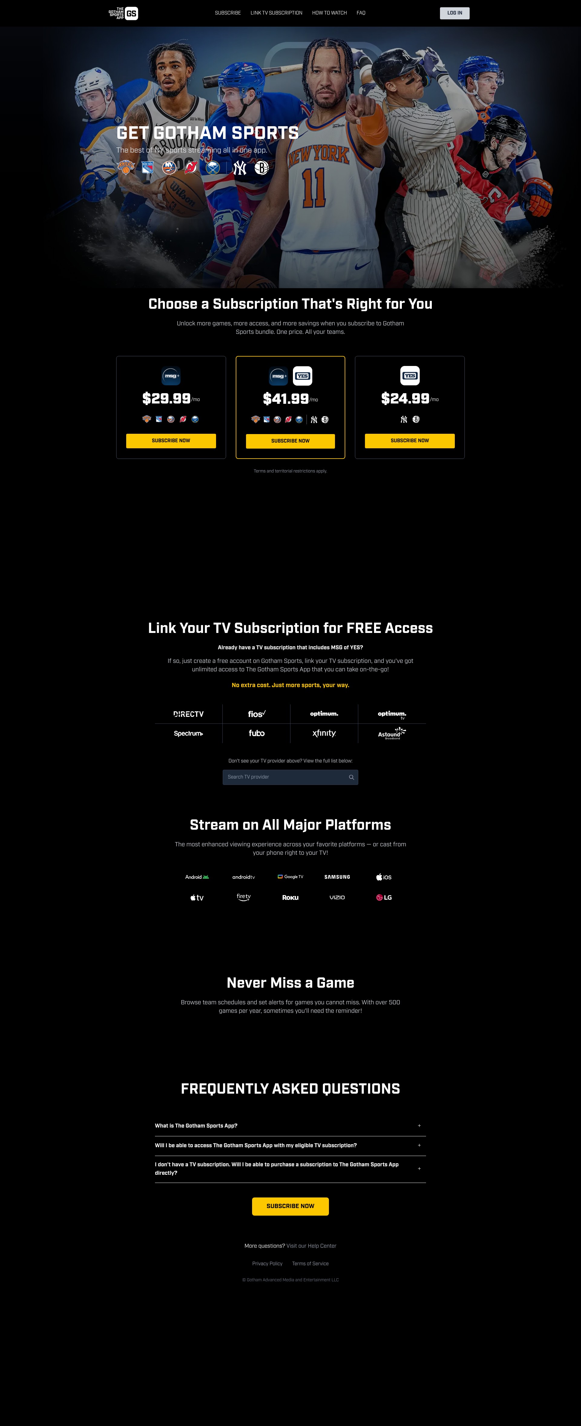 Landing Page