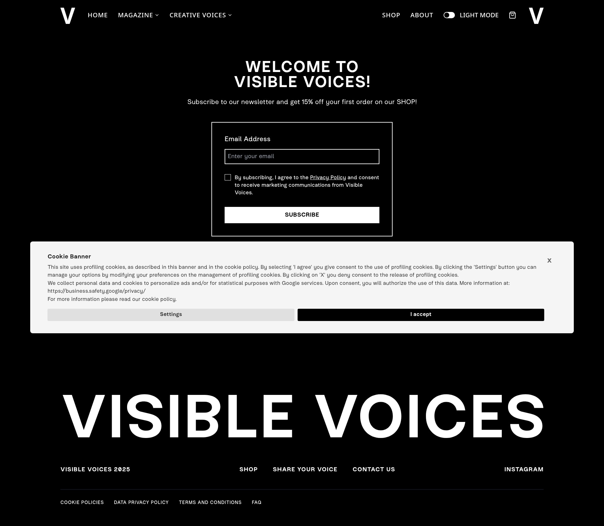 Landing Page