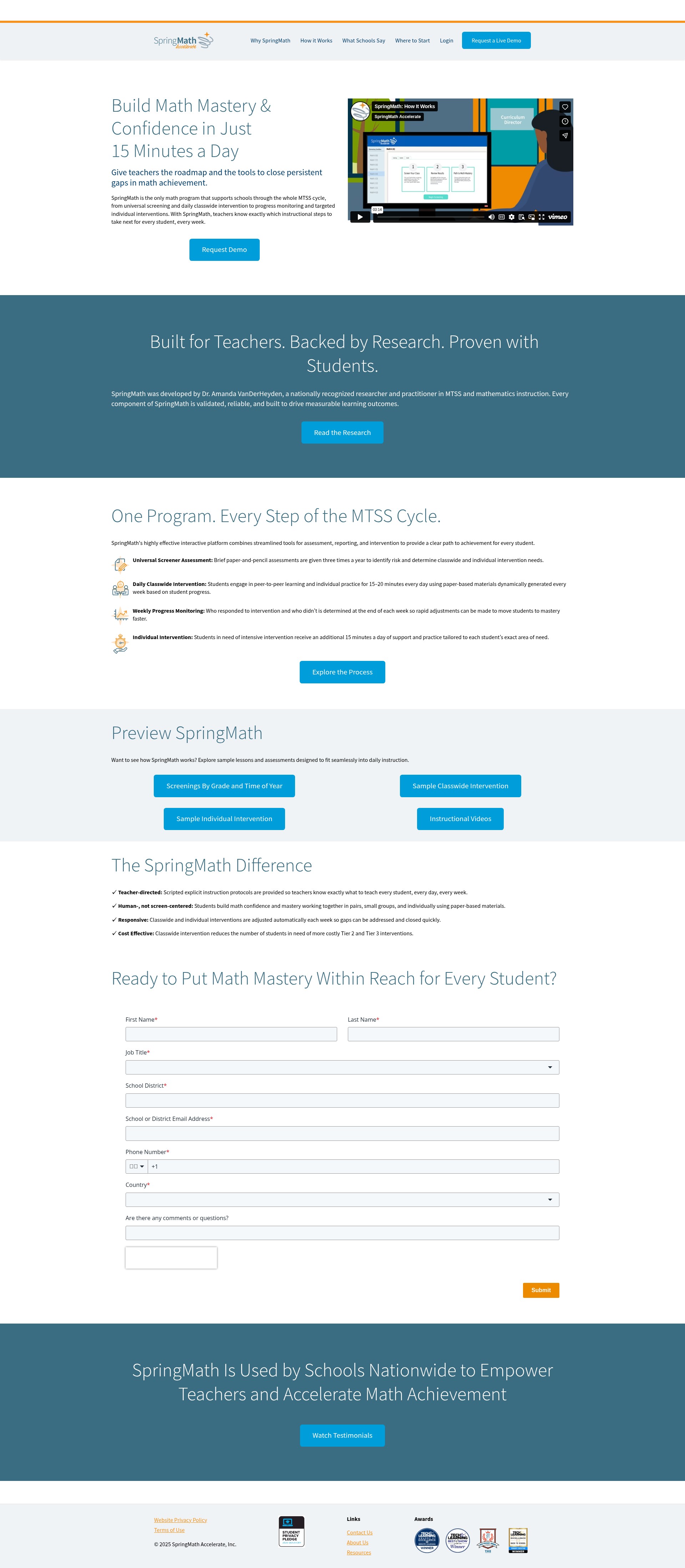 Landing Page
