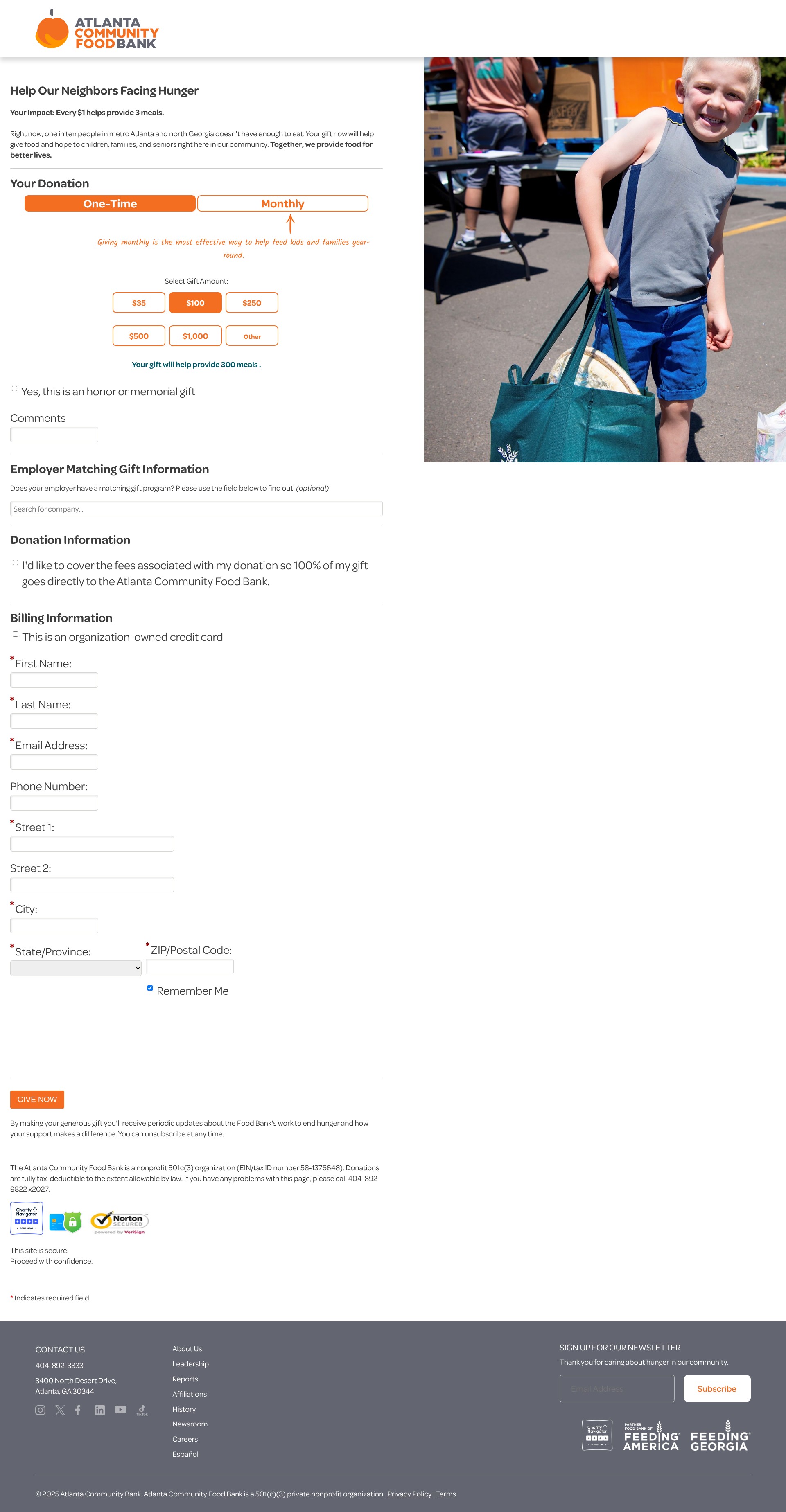 Landing Page