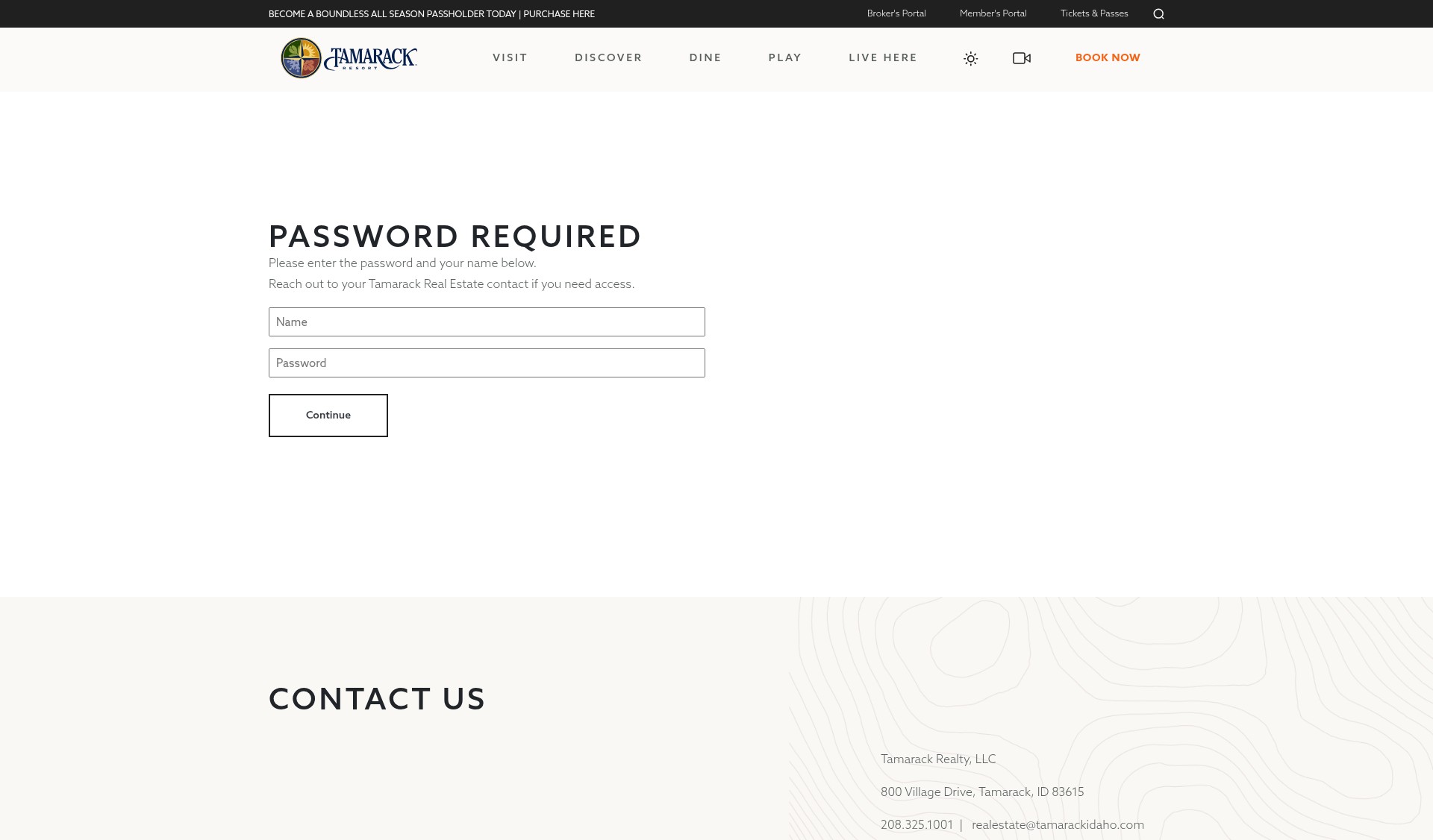 Landing Page