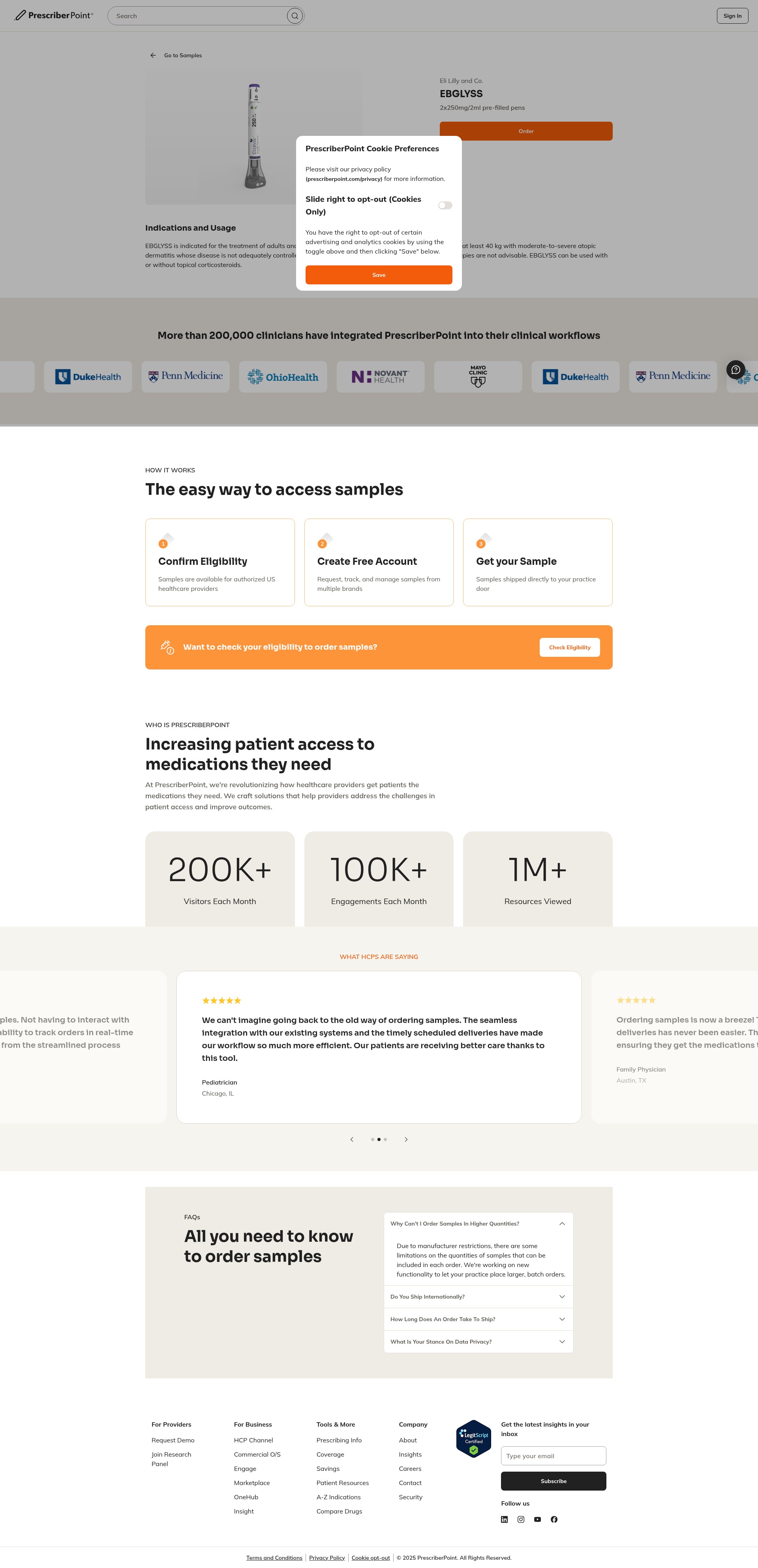 Landing Page