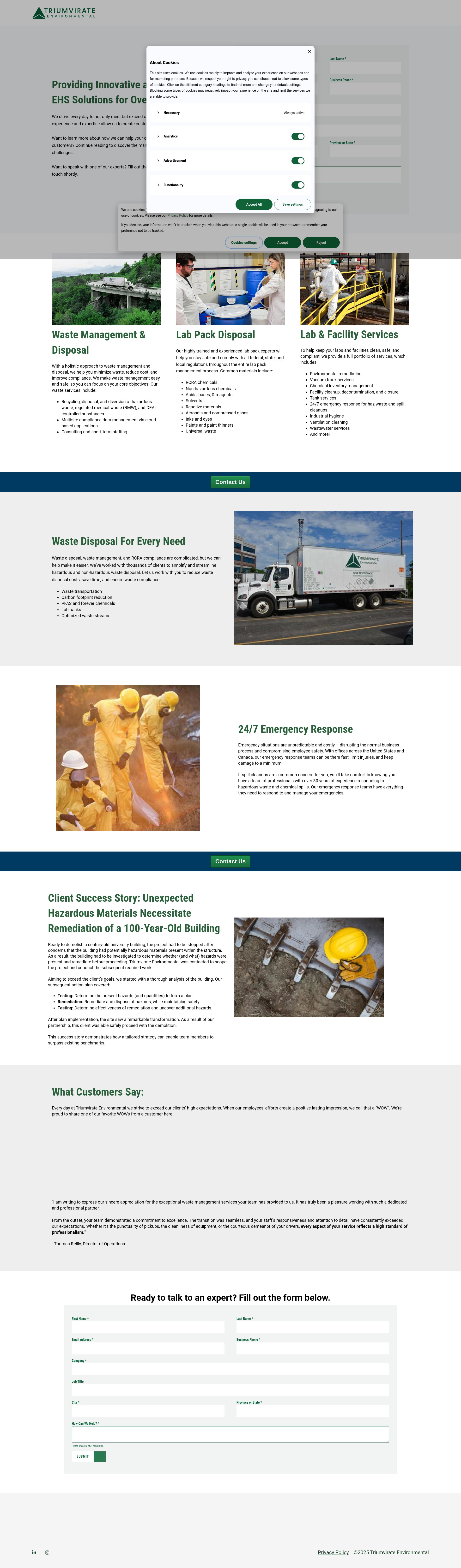 Landing Page