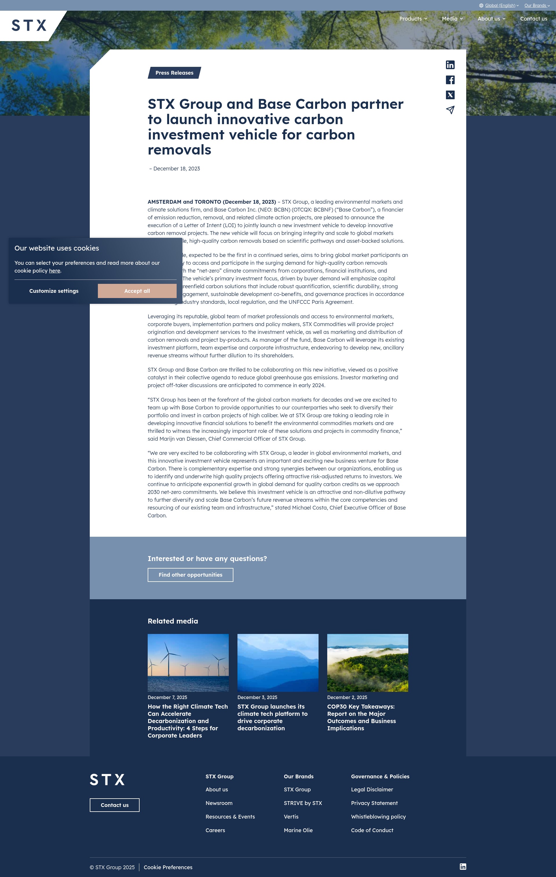 Landing Page