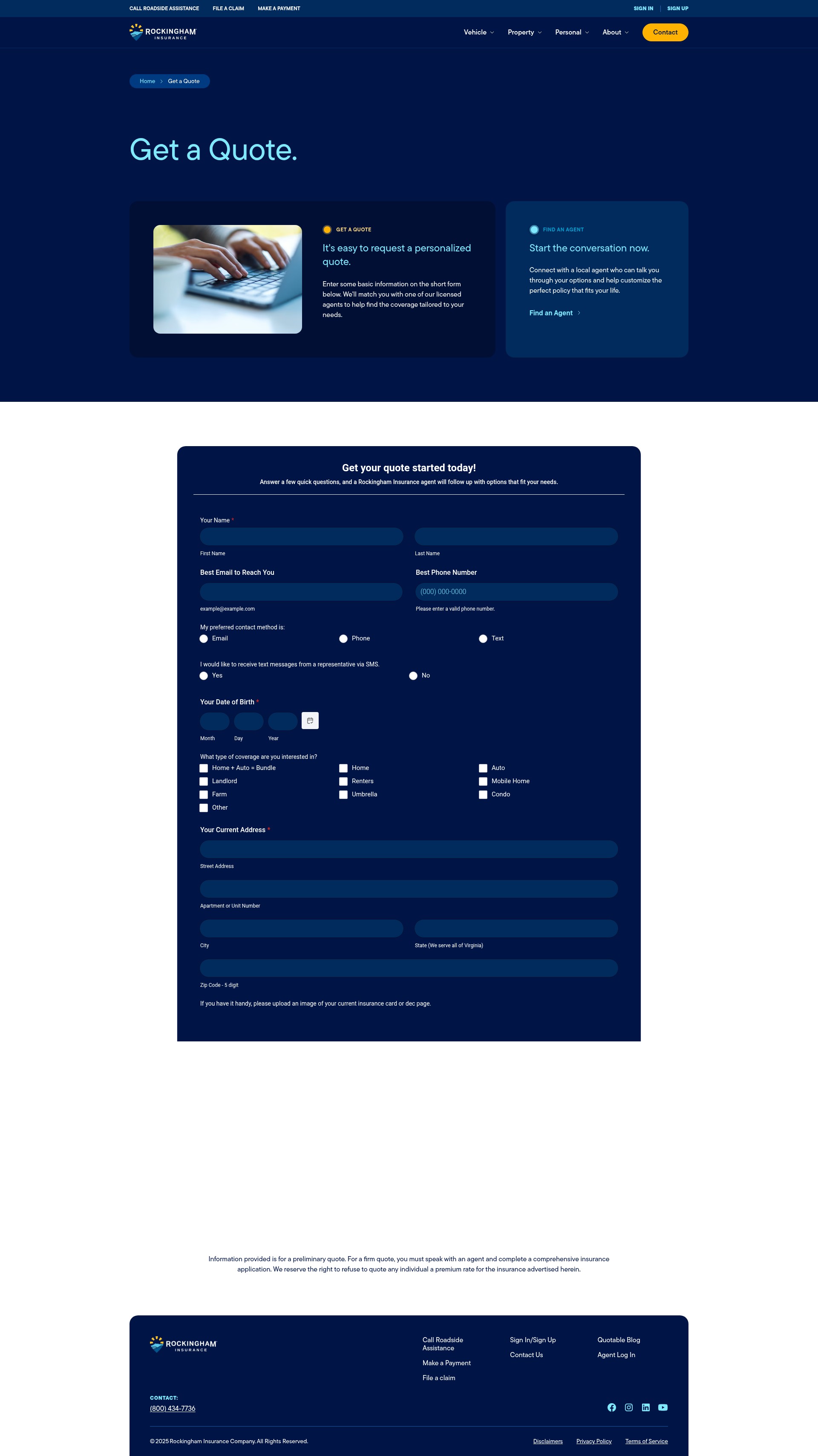 Landing Page
