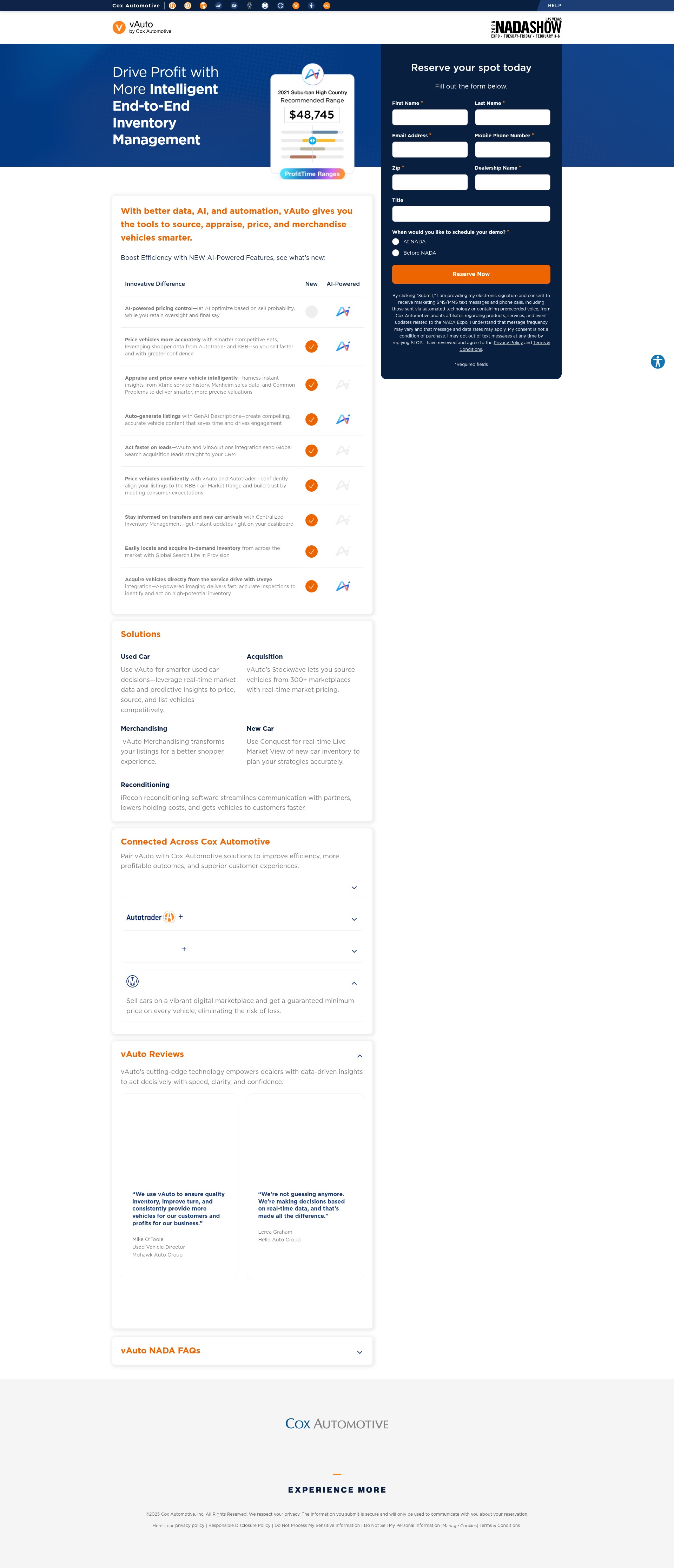 Landing Page