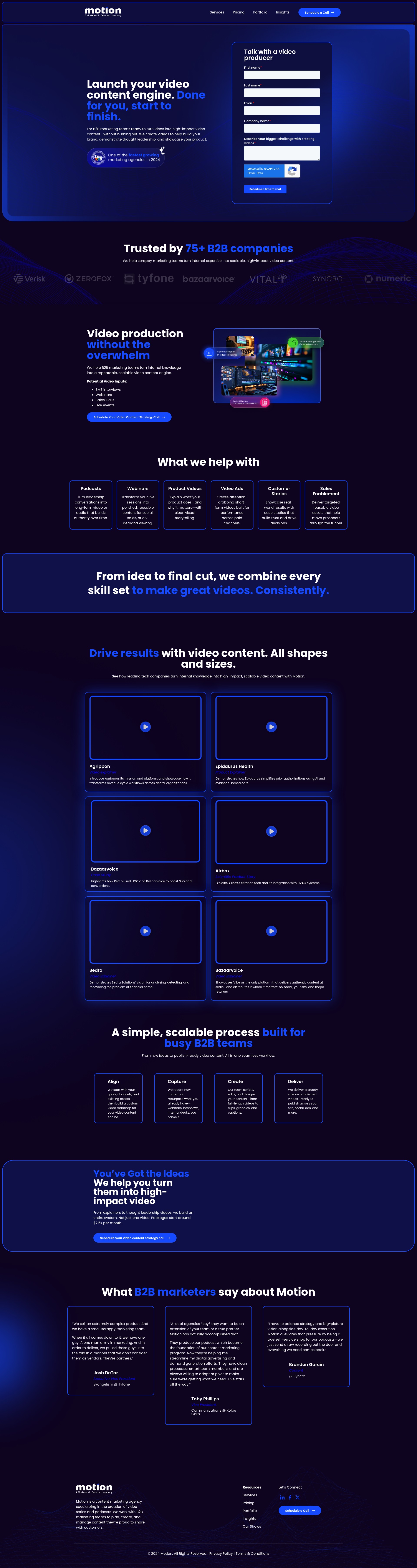 Landing Page